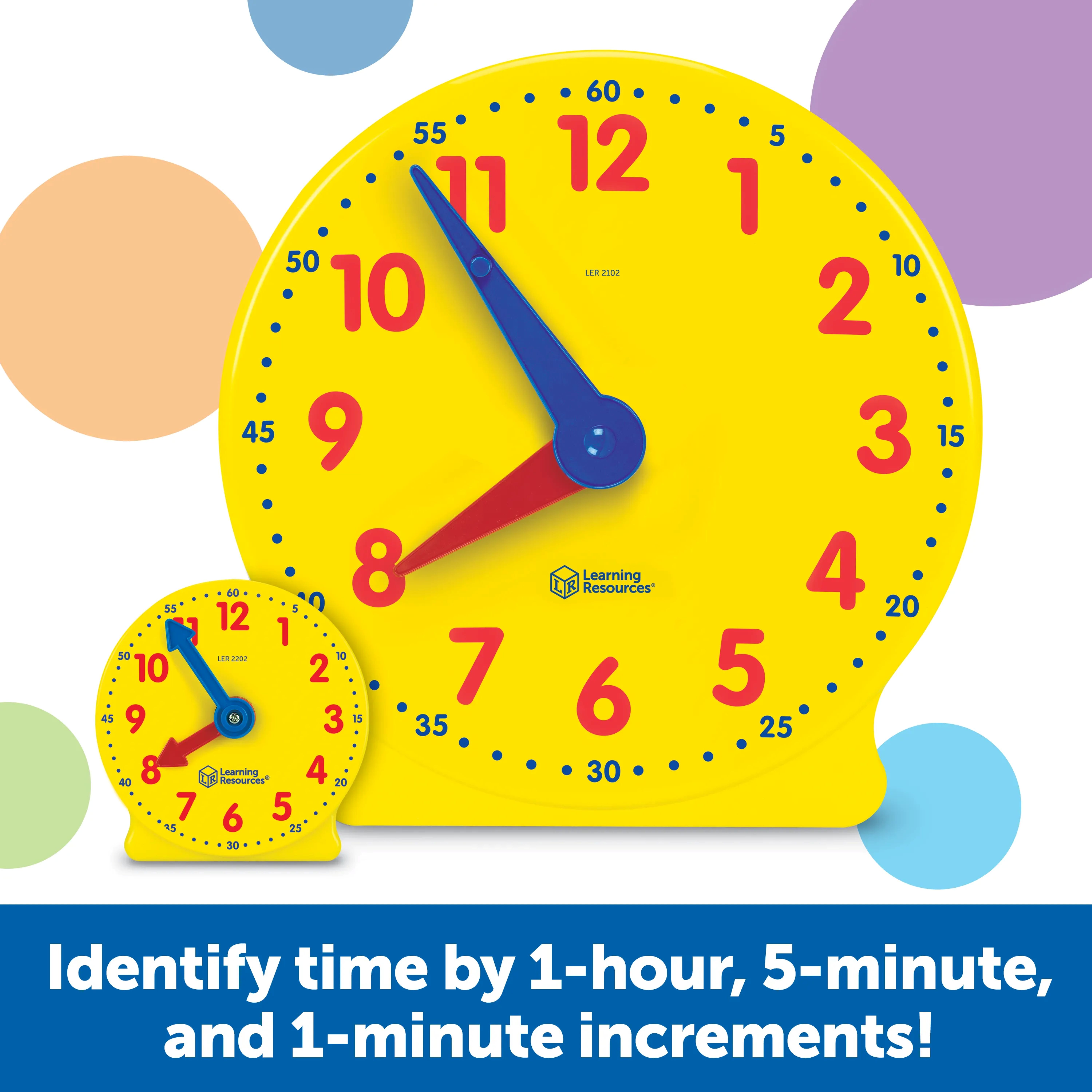 Learning Resources The Original Big Time Classroom Clock Kit