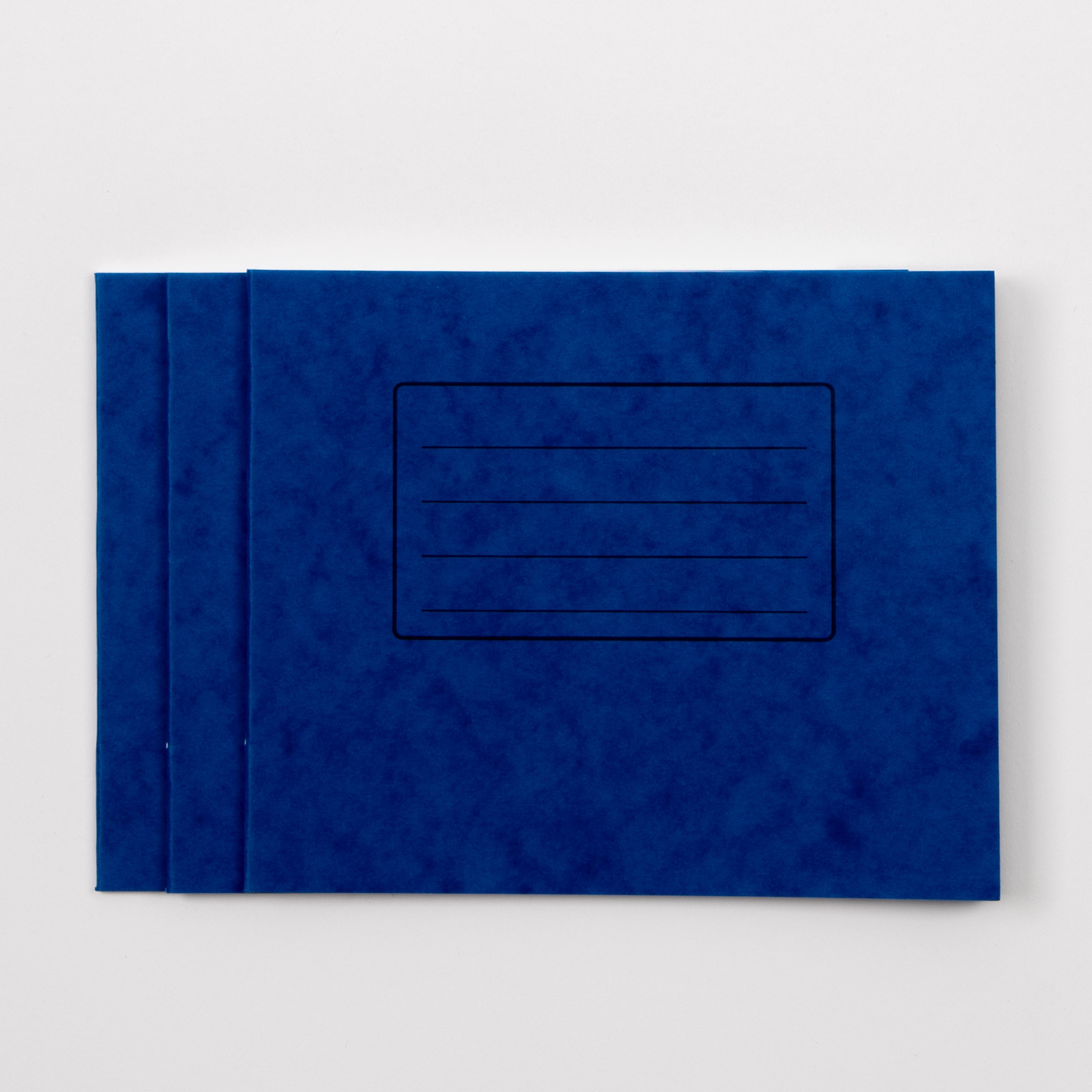 Classmates 5.25" x 6.5" Exercise Book 32 Page, 8mm Ruled, Blue - Pack of 100
