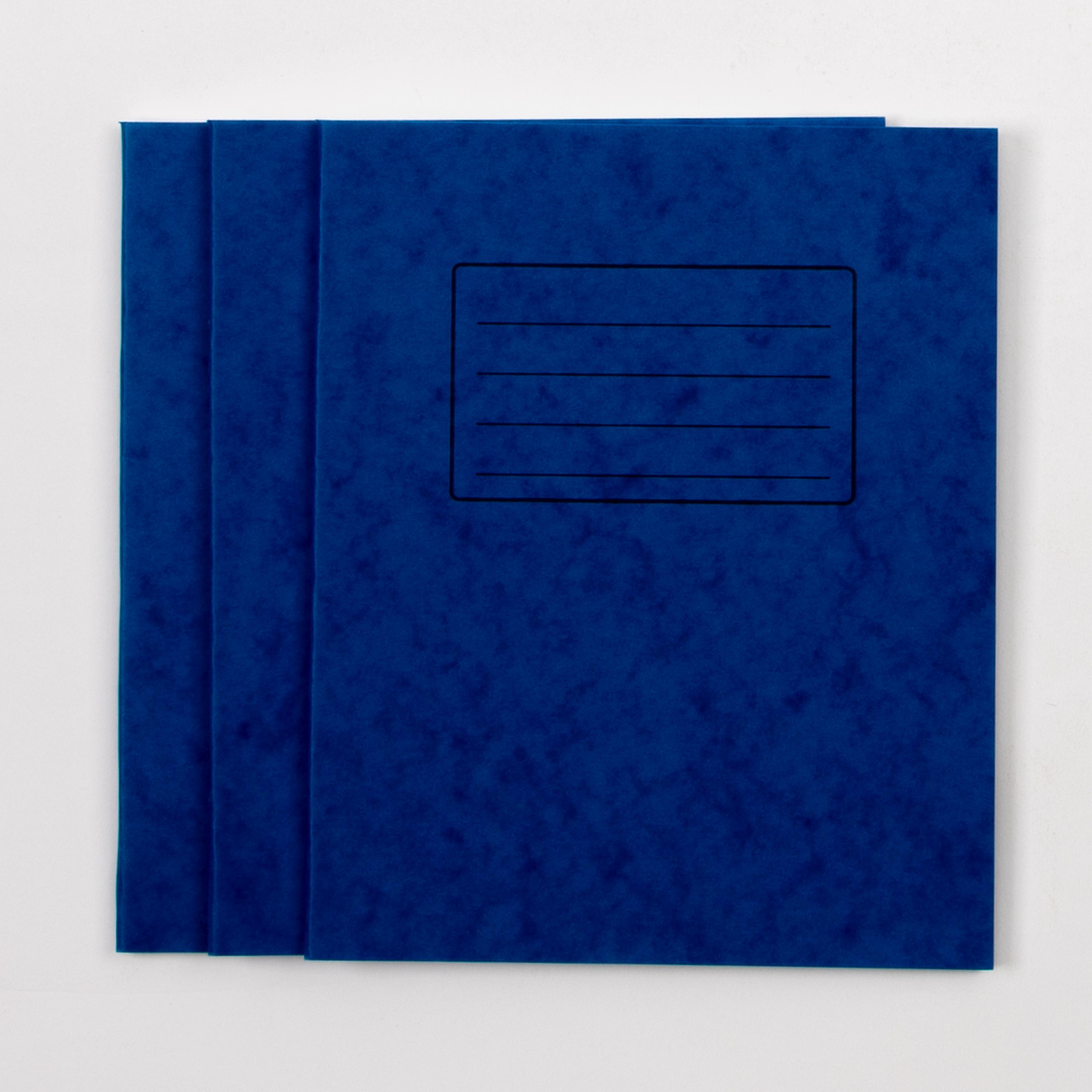 Classmates 8" x 6.5" Exercise Book 48 Page, 10mm Squared, Blue - Pack of 100