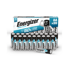 Energizer AA Max Plus Batteries - Pack of 20