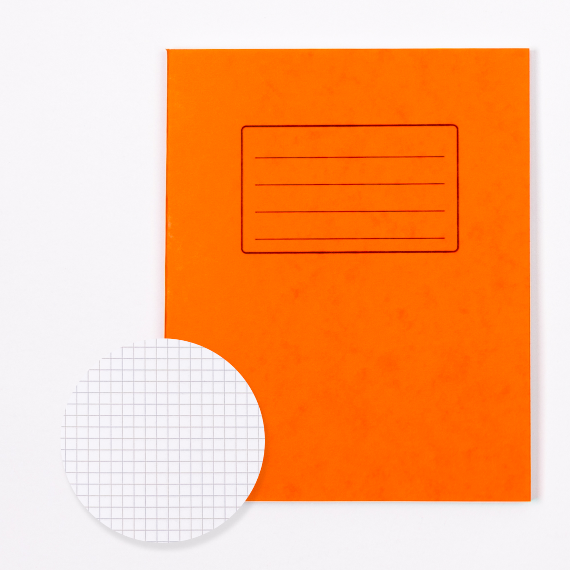 CM 8x6.5 80pg 5mm Squared Orange P100