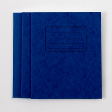 Classmates 8" x 6.5" Exercise Book 80 Page, 5mm Squared, Blue - Pack of 100