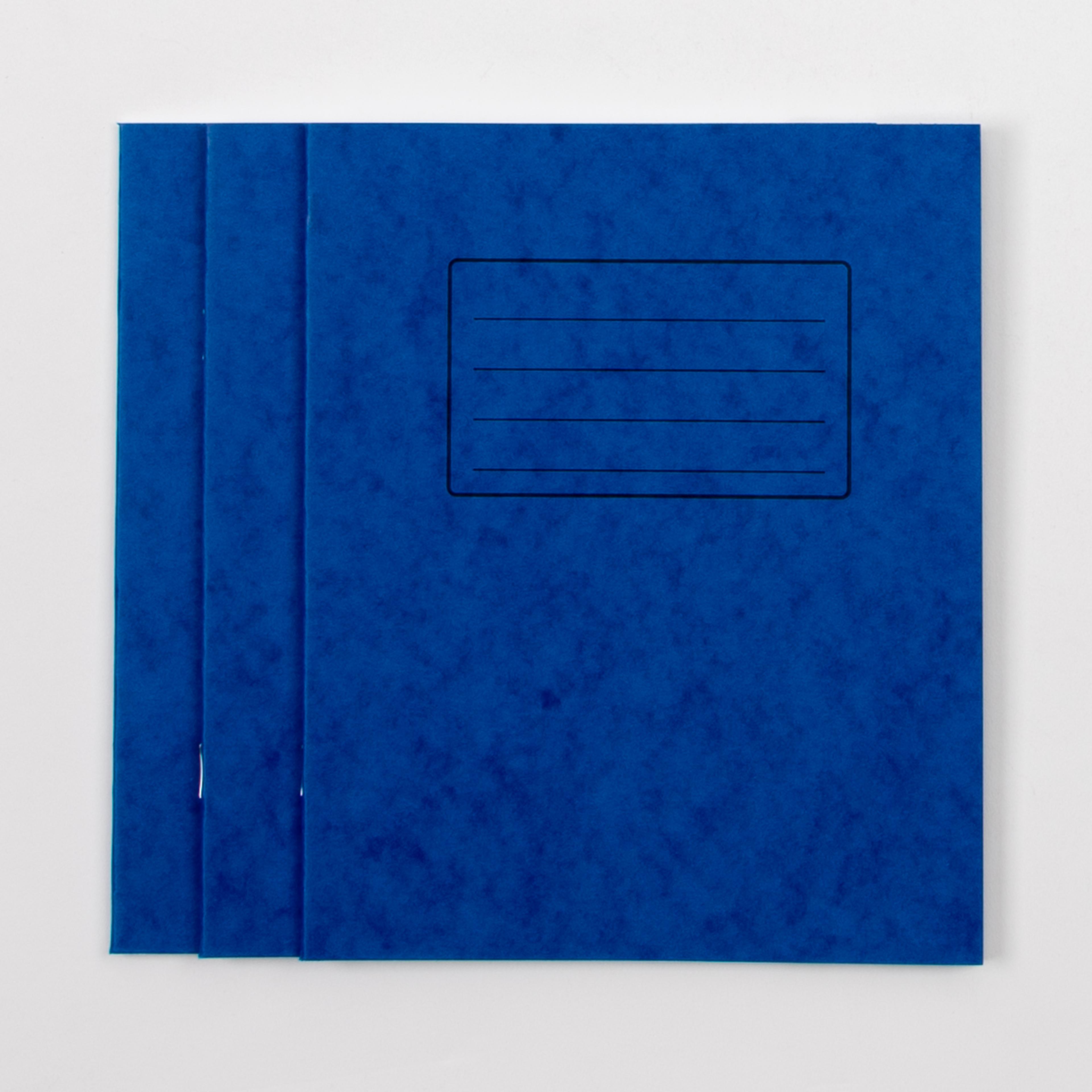 Classmates 8" x 6.5" Exercise Book 32 Page, 15mm Ruled, Blue - Pack of 100