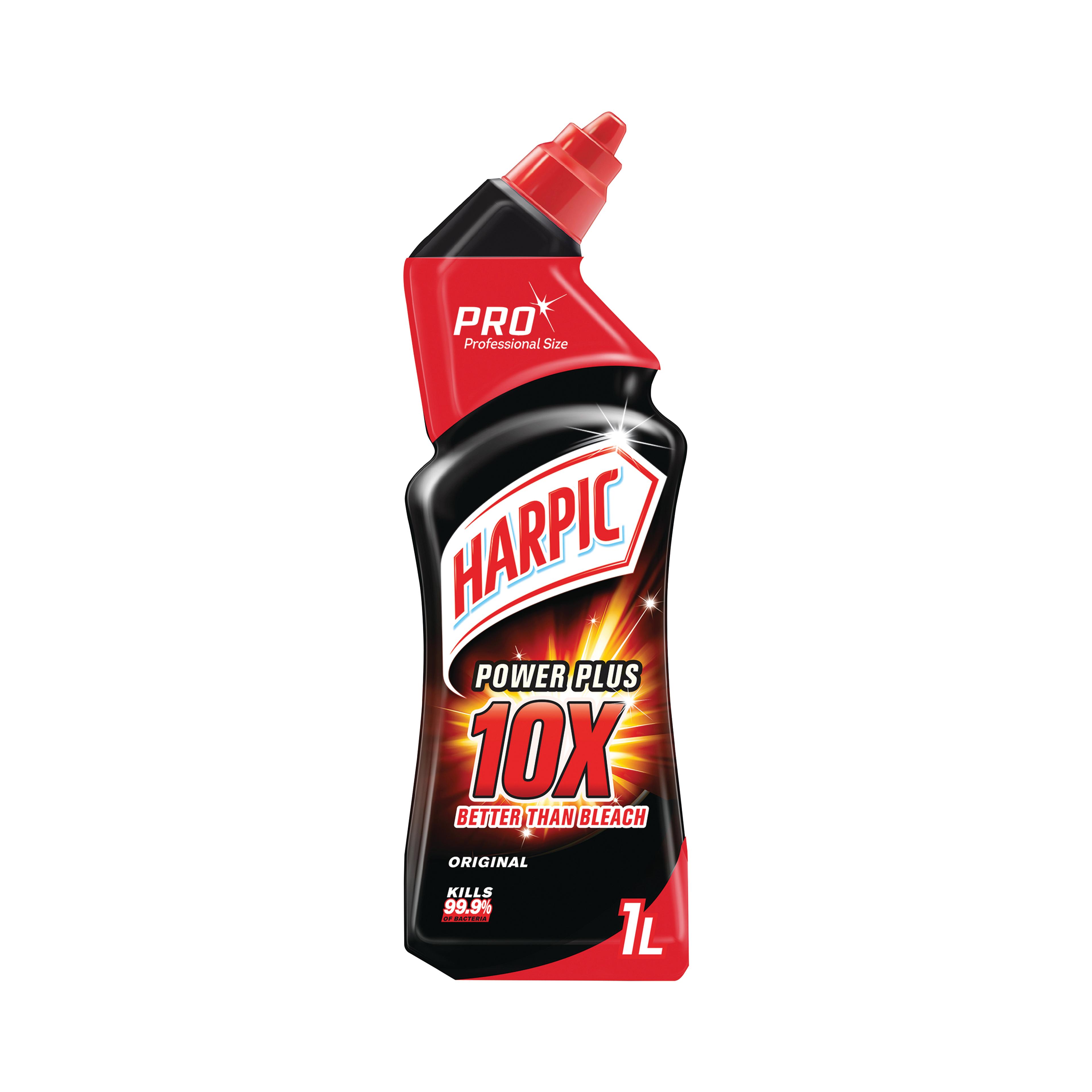 Harpic Power Plus Toilet Cleaning liquid - 1 Litre - Pack of 12