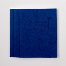 Classmates 9" x 7" Exercise Book 80 Page, 7mm Squared, Blue - Pack of 100