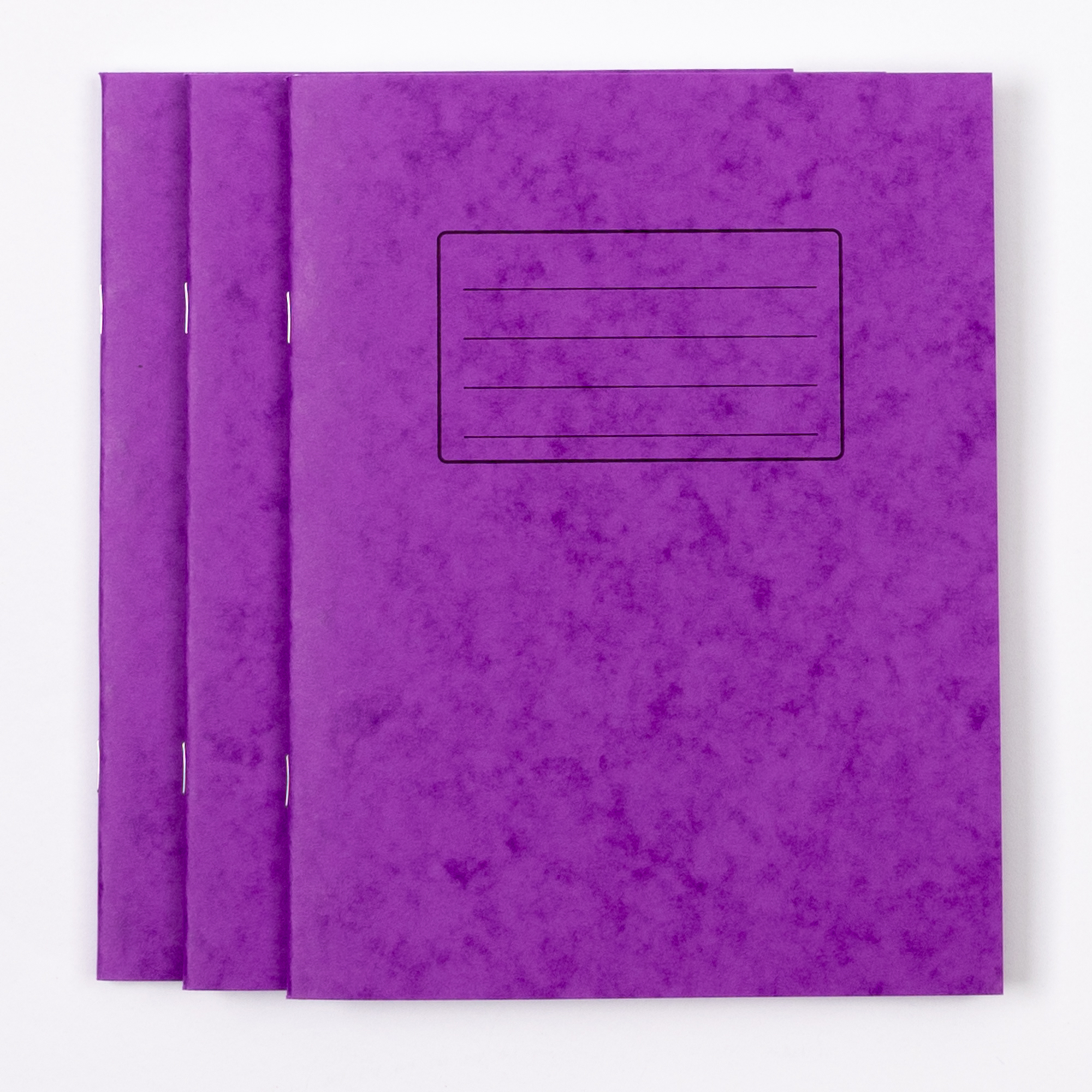 CM 9x7 80pg 8mm Ruled Marg Purple P100