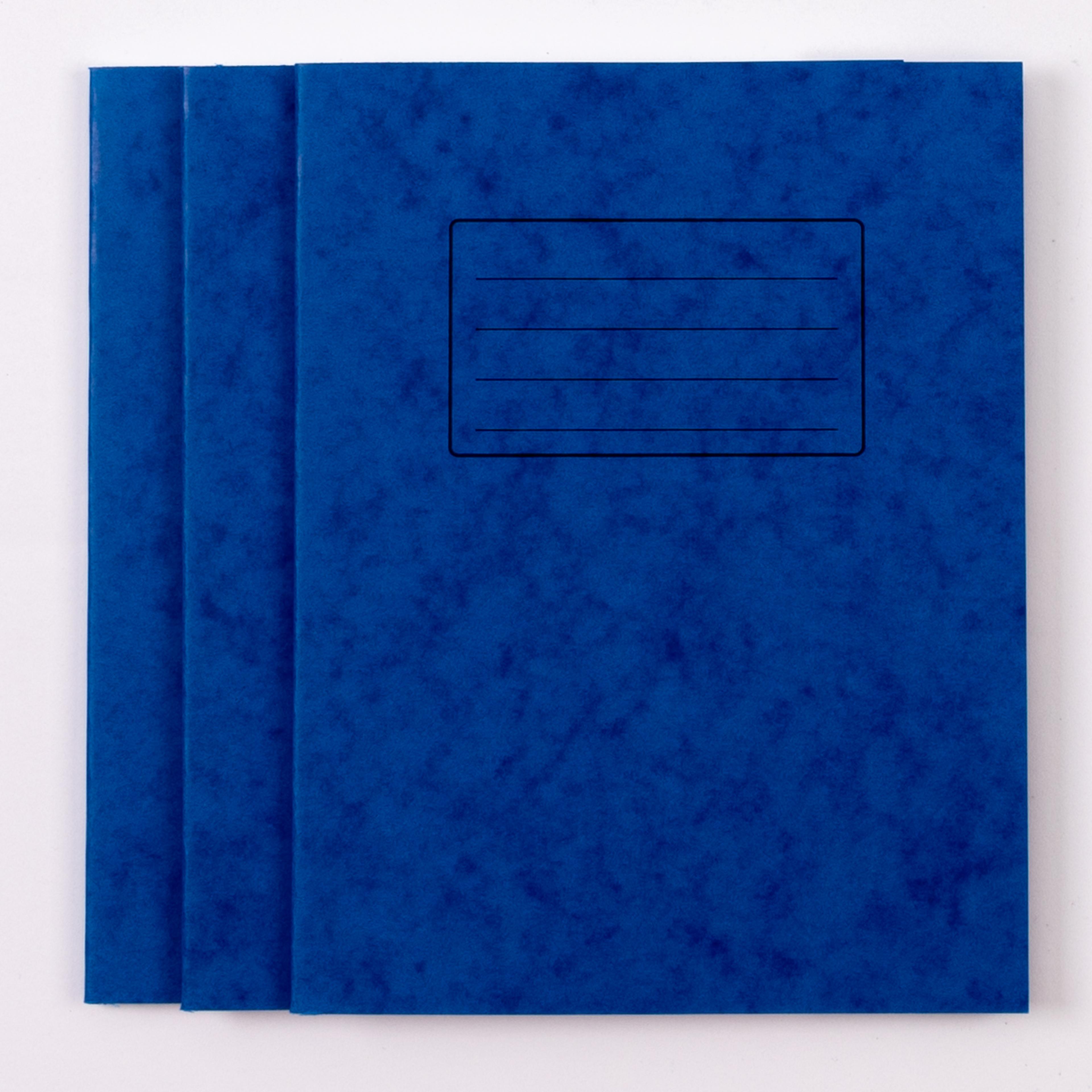 Classmates 9" x 7" Exercise Book 80 Page, 10mm Squared, Blue - Pack of 100