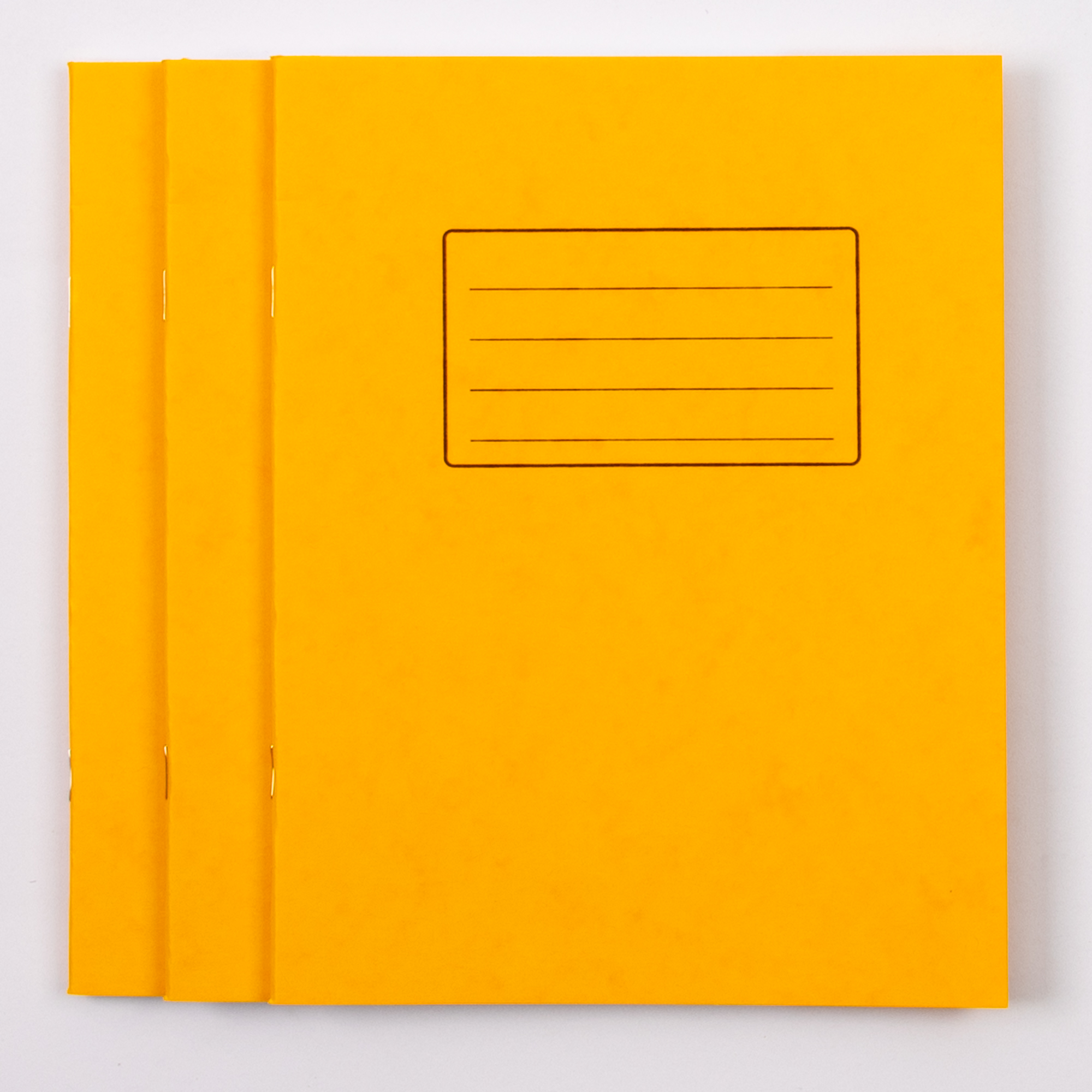 Classmates 9" x 7" Exercise Book 80 Page, 7mm Squared, Yellow - Pack of 100