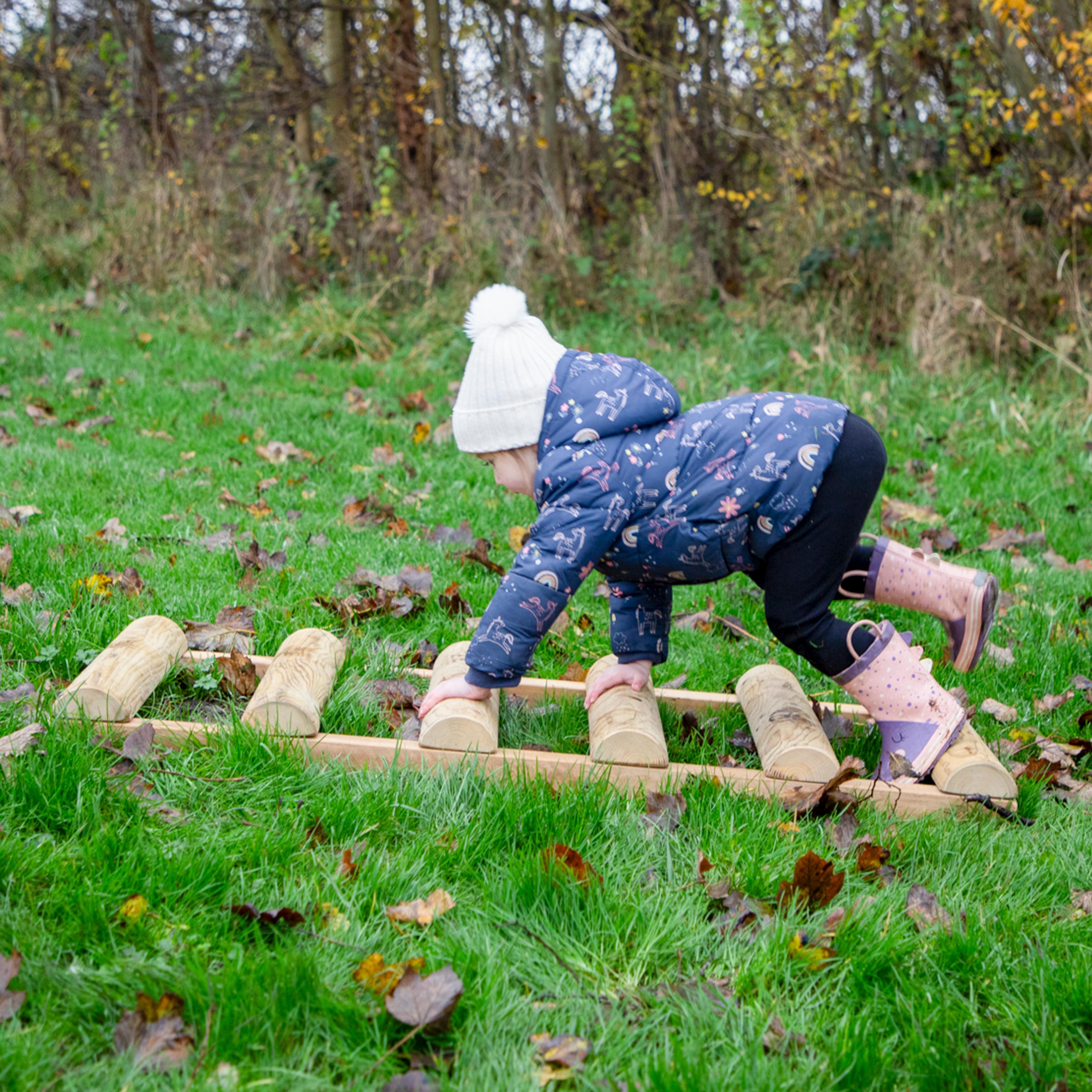 Outdoor Wooden Floor Ladder From Hope Education