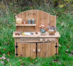 Outdoor Rustic Wooden Messy Kitchen From Hope Education