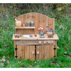 Outdoor Rustic Wooden Kitchen From Hope Education