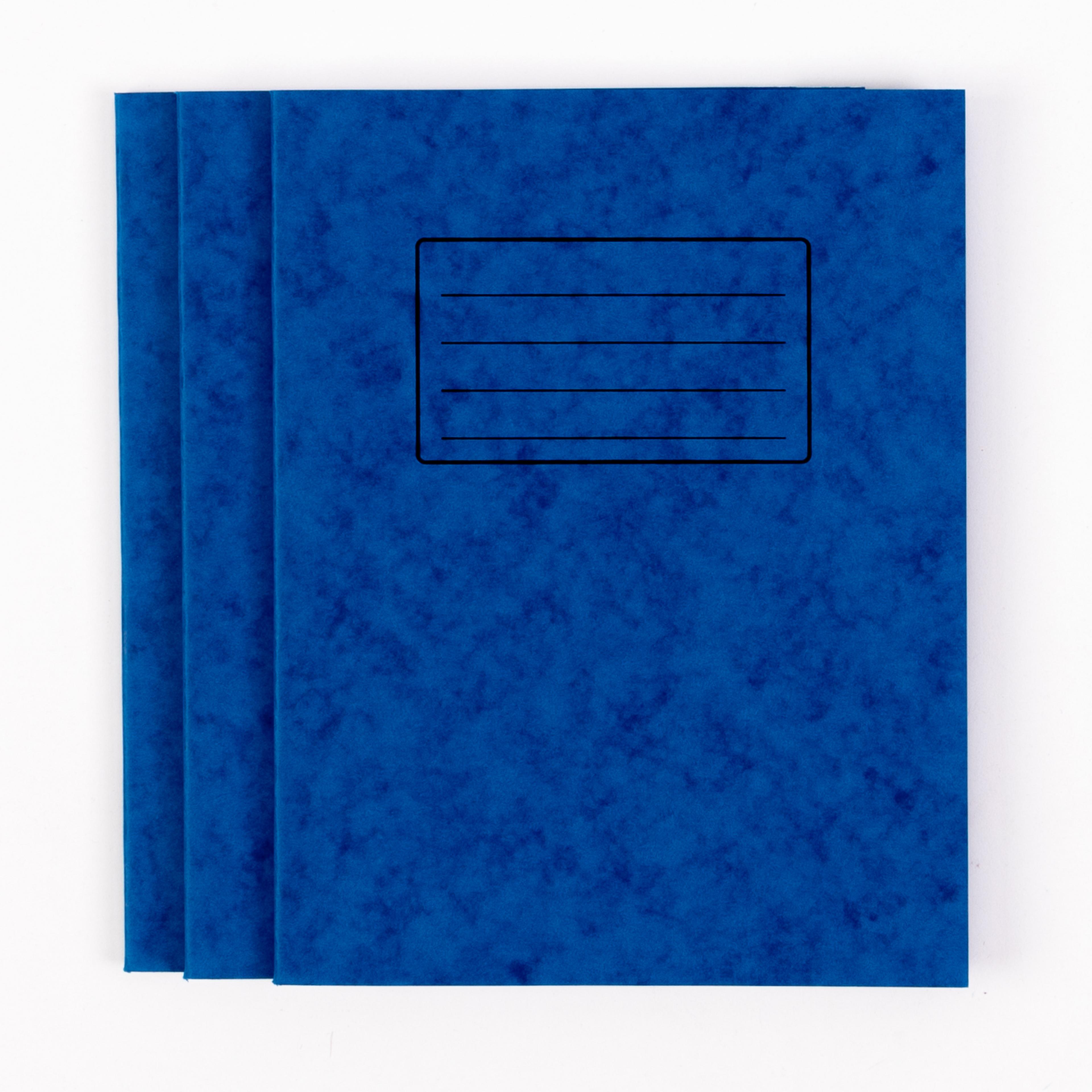 Classmates 9"x7" Exercise Book 80 Page, 8mm Ruled, Blue - Pack of 100