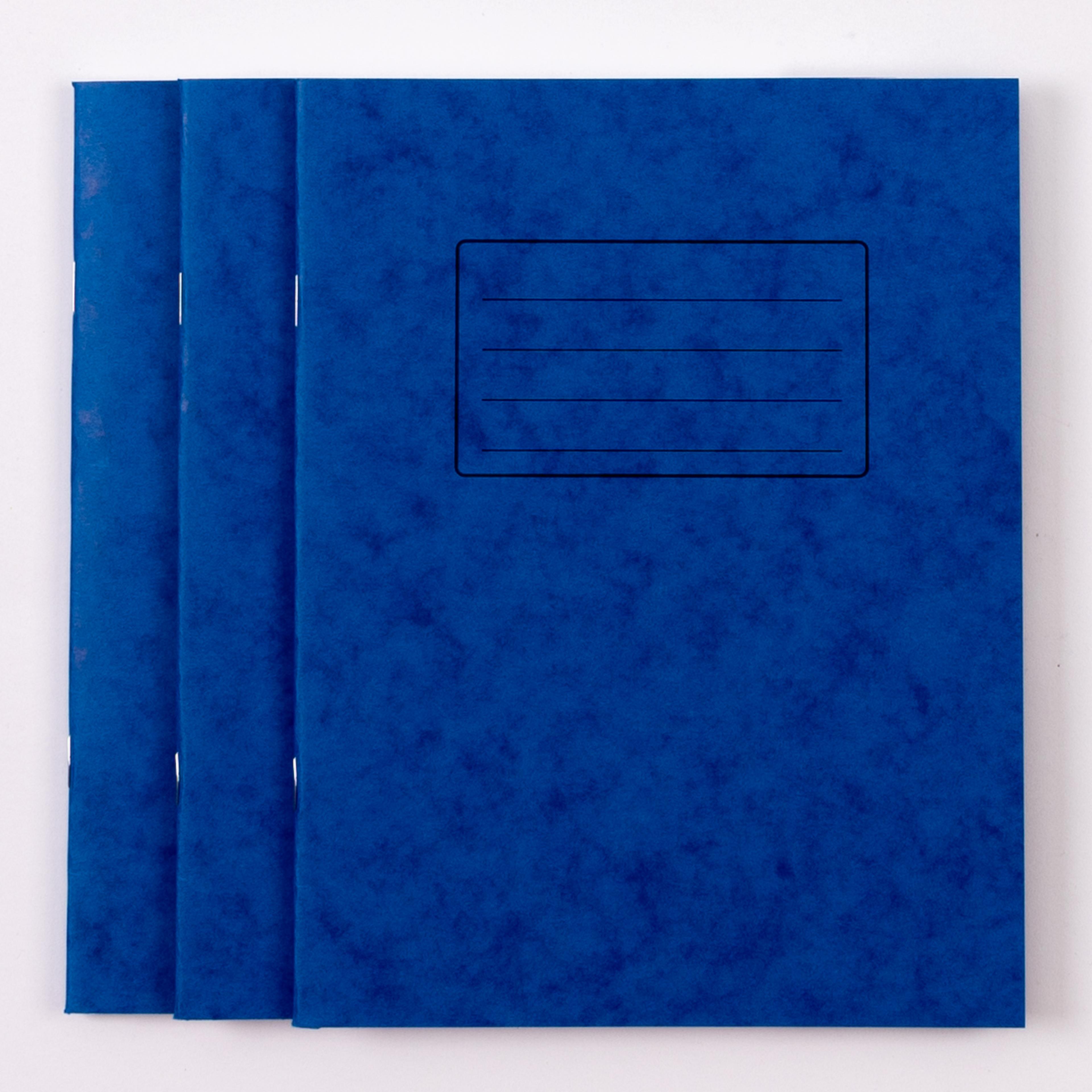 Classmates 9"x7" Exercise Book 80 Page, 5mm Squared, Blue - Pack of 100