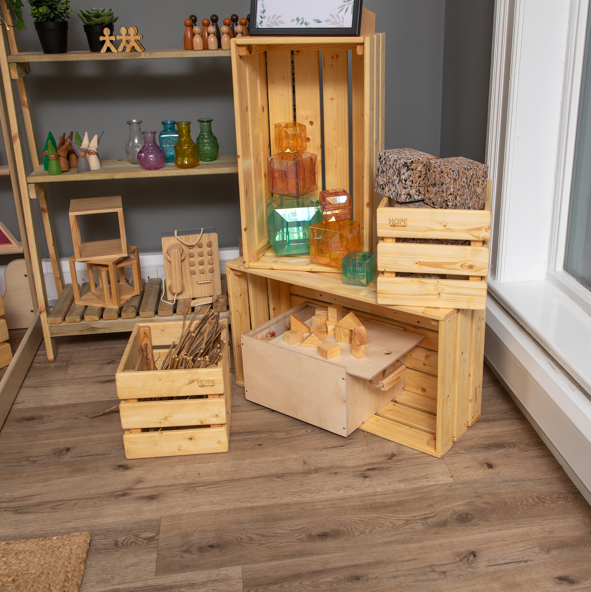 Where to shop get wooden crates