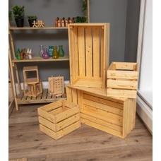 Wooden Crates from Hope Education  - Pack of 4