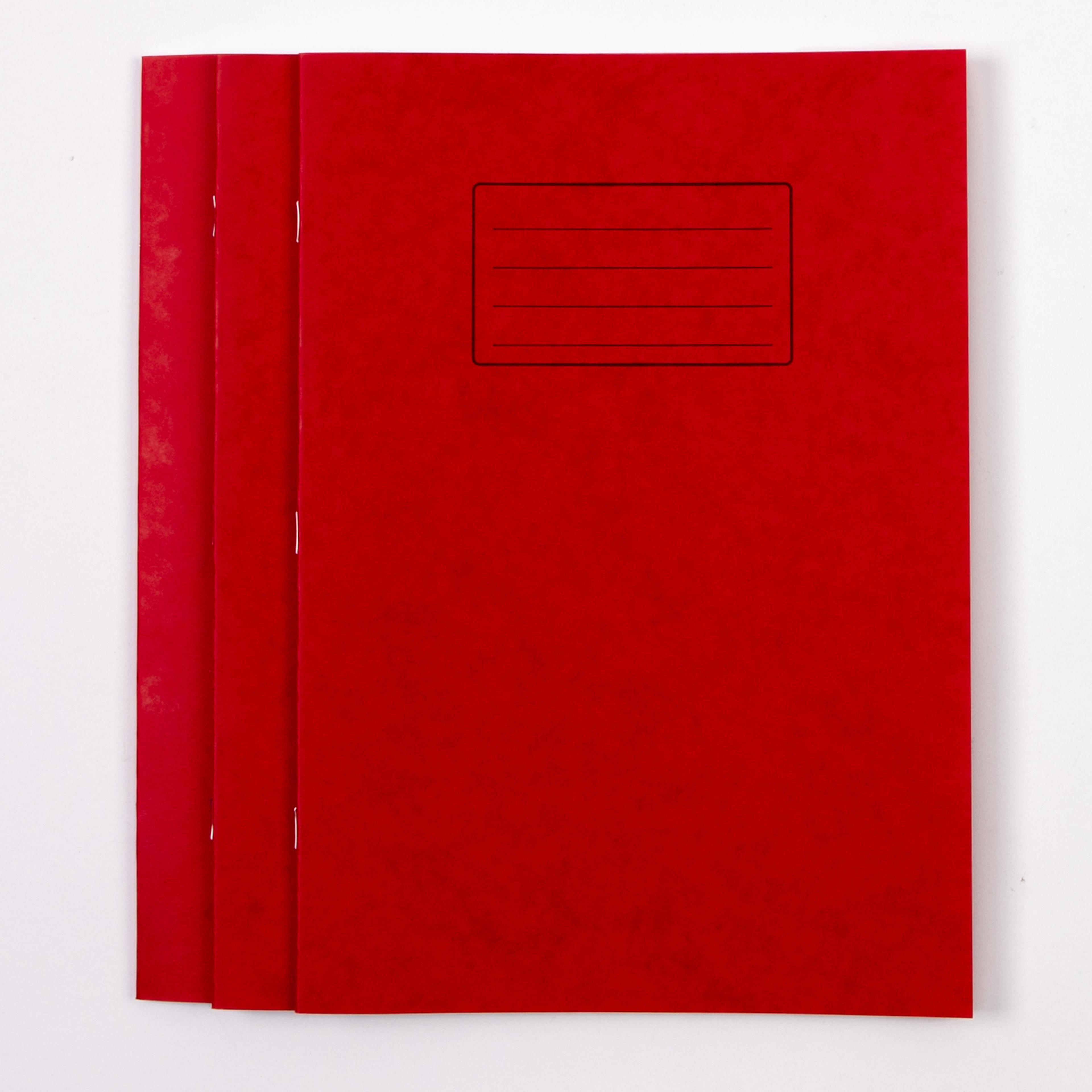 Classmates A4 Exercise Book 48 Page, Plain, Red - Pack of 100