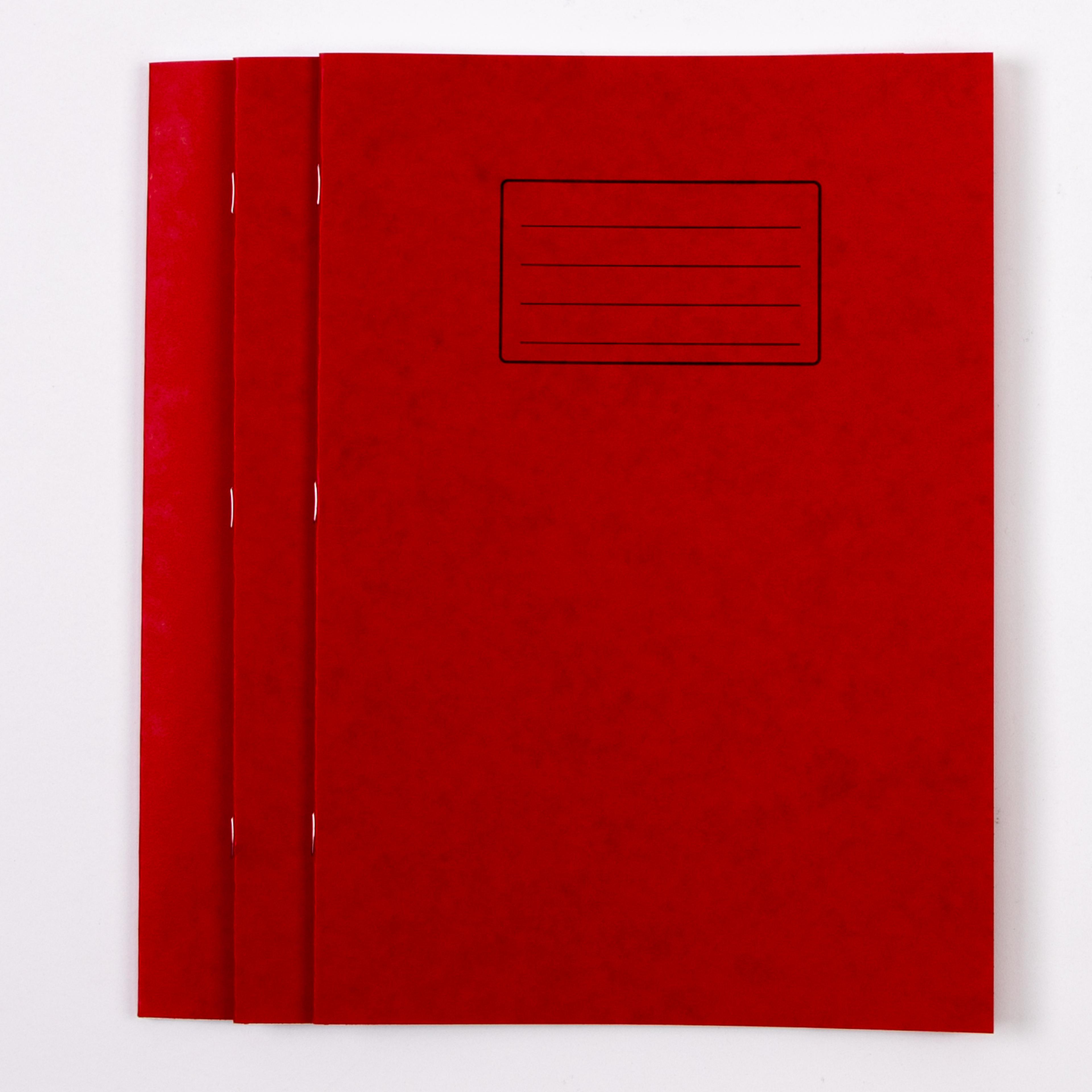 Classmates A4 Exercise Book 48 Page, 8mm Ruled With Margin, Red - Pack of 100
