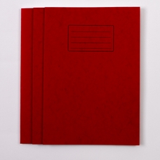 Classmates A4 Exercise Book 64 Page, 8mm Ruled With Margin, Red - Pack of 50
