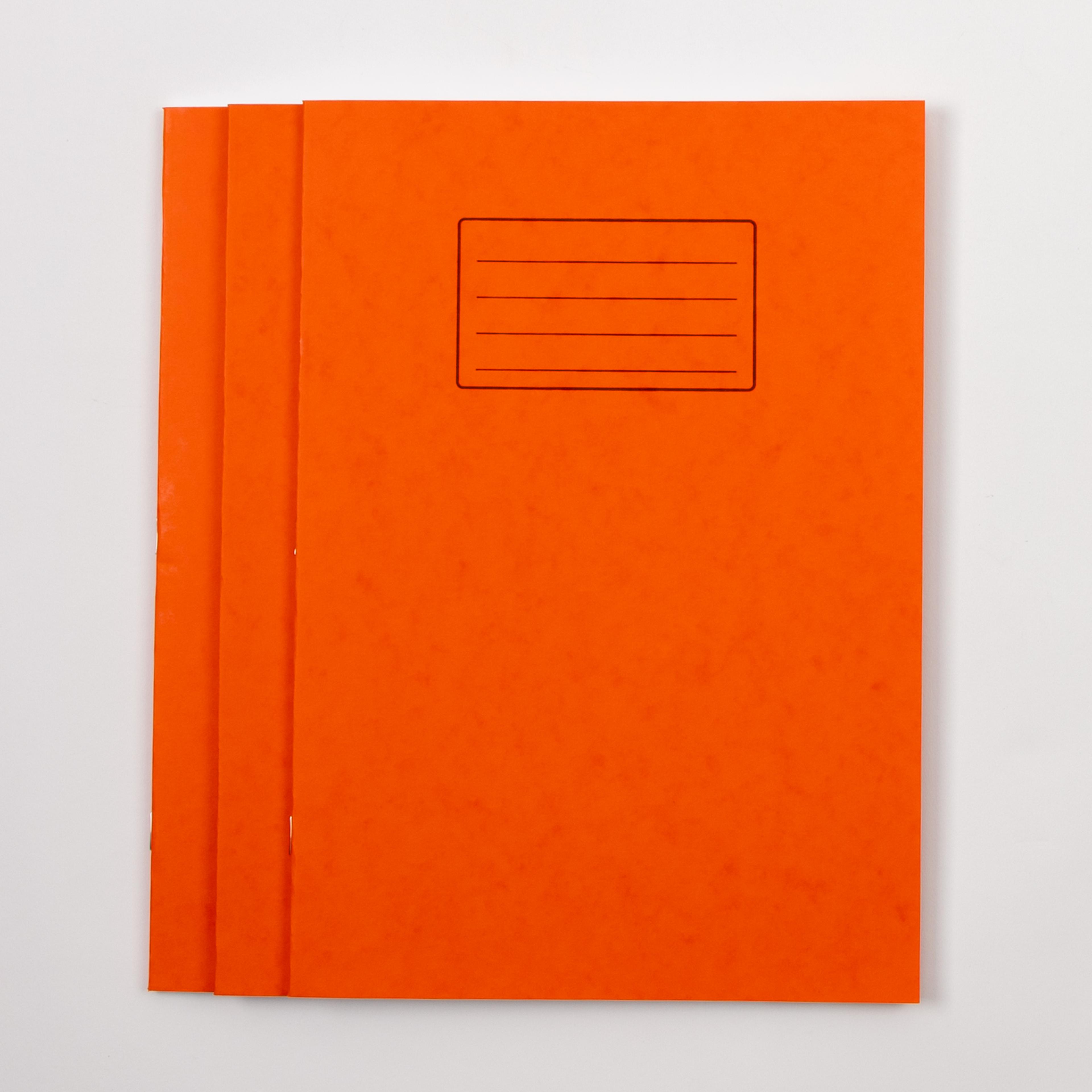 Classmates A4 Exercise Book 64 Page, 8mm Ruled With Margin, Orange - Pack of 50