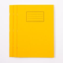Classmates A4 Exercise Book 48 Page, 8mm Ruled With Margin, Yellow - Pack of 100