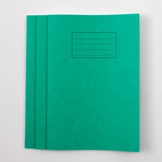 Classmates A4 Exercise Book 64 Page, Top Half Plain/Bottom 15mm Ruled, Green - Pack of 50