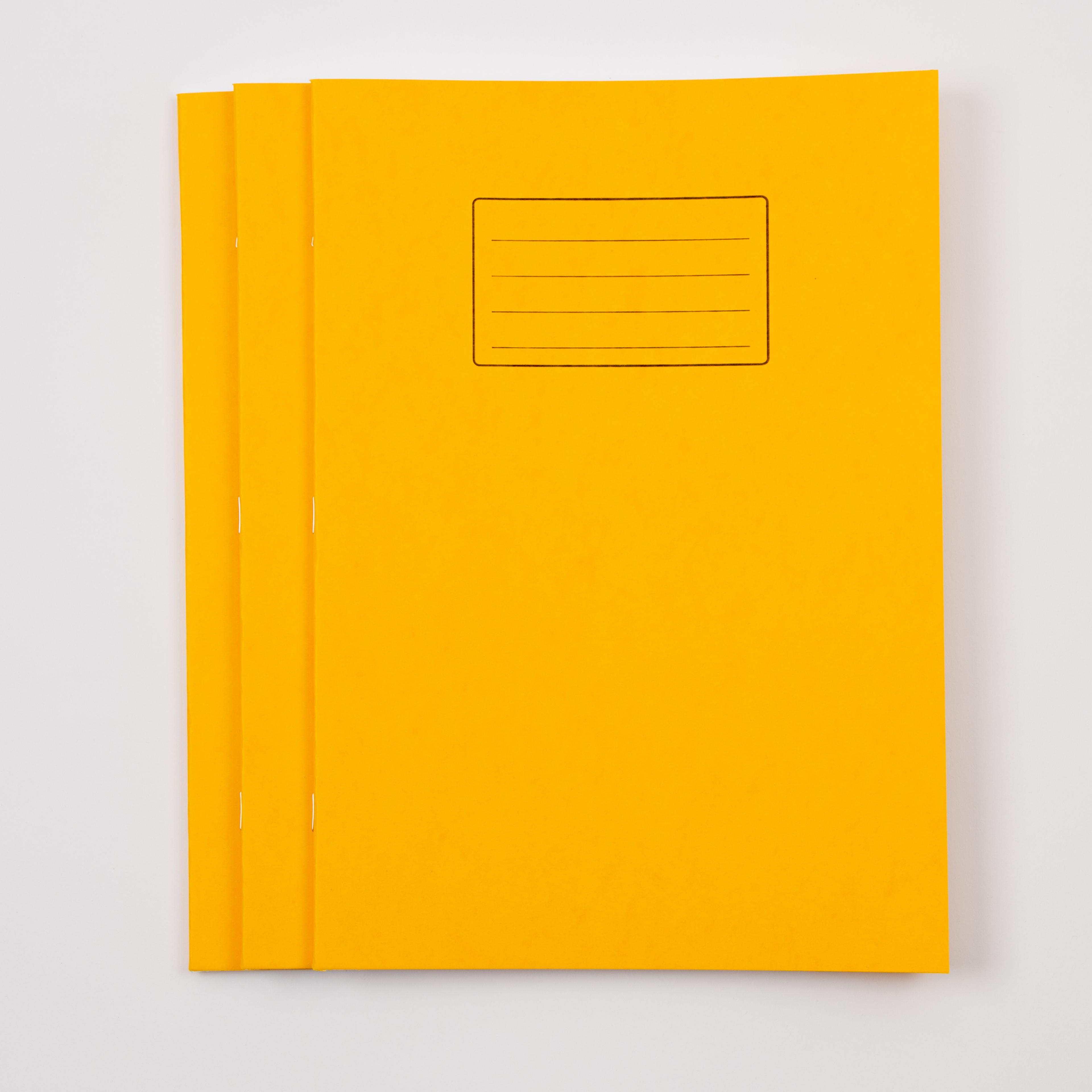 Classmates A4 Exercise Book 80 Page, Plain, Yellow - Pack of 50
