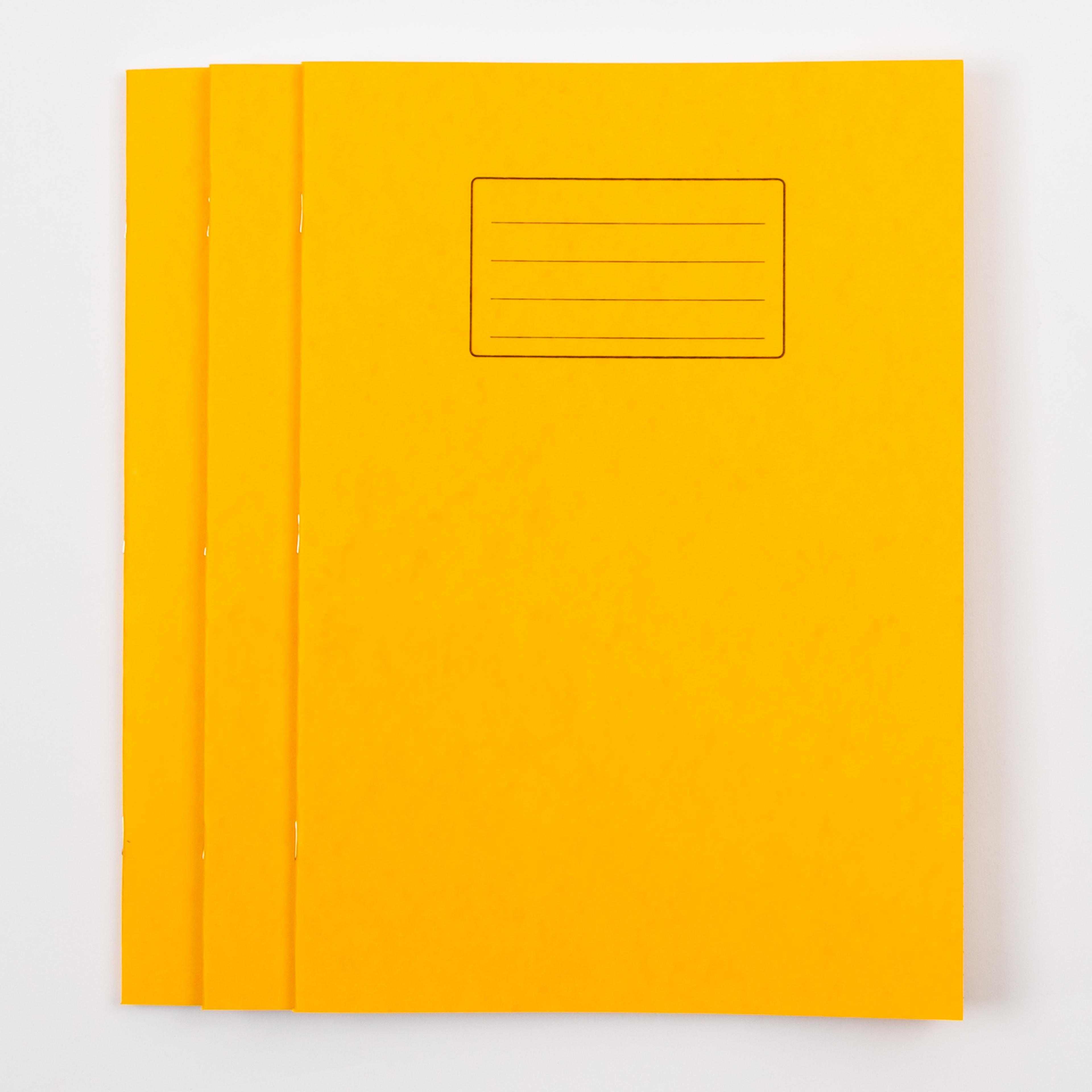 Classmates A4 Exercise Book 80 Page, 7mm Squared, Yellow - Pack of 50