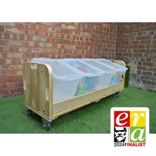 Under 2's Outdoor Low Level Tilted Storage Unit from Hope Education