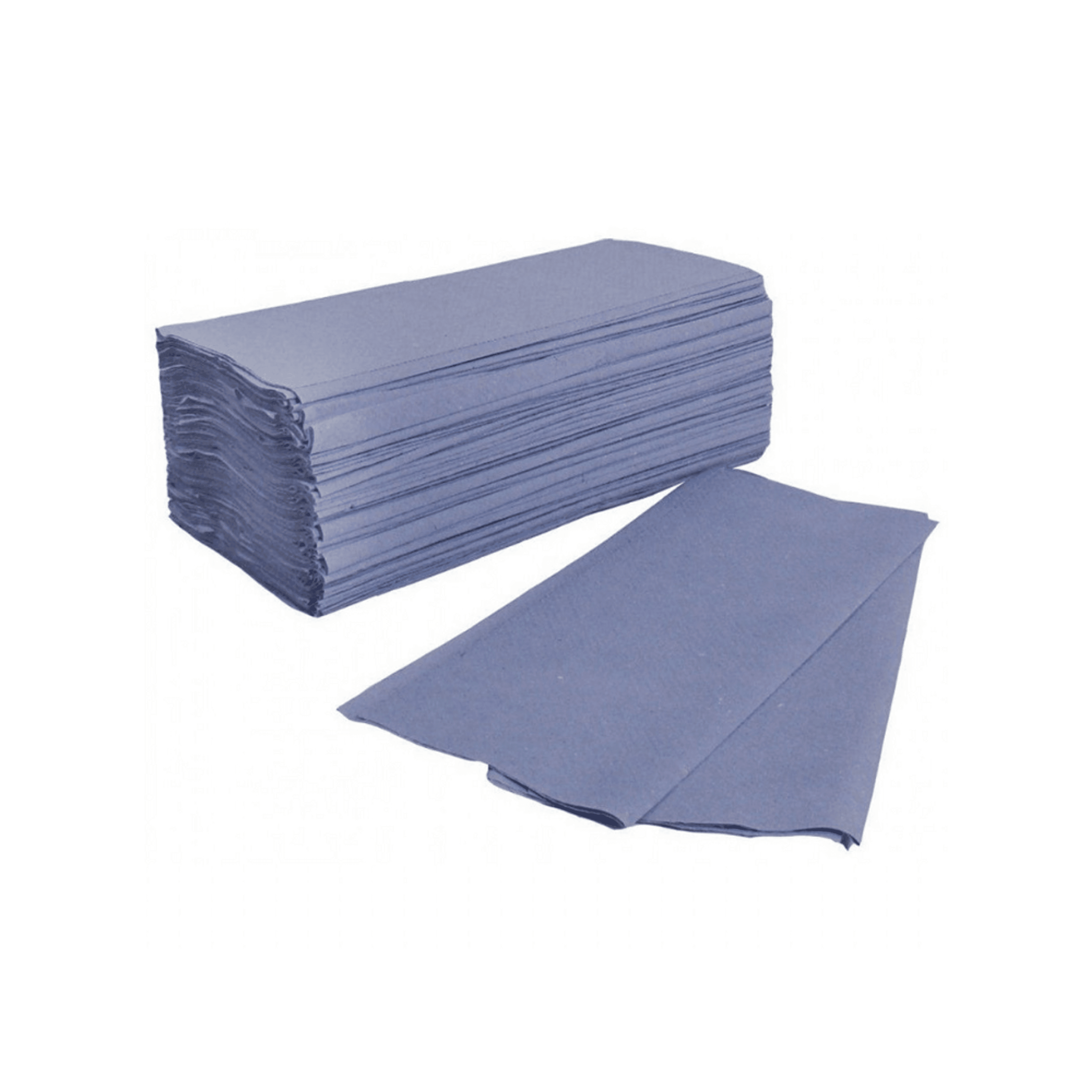 Findel Everyday 1 ply Blue C Fold Hand Towel 217mm x 250mm - 2800 Sheets
