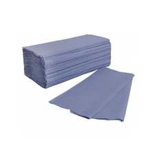 Findel Everyday 1 ply Blue C Fold Hand Towel 217mm x 250mm - 2800 Sheets