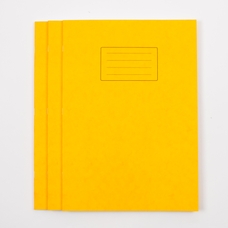 Classmates 325 x 245mm (A4+) Project Book 80 Page, 8mm Ruled With Margin, Yellow - Pack of 50