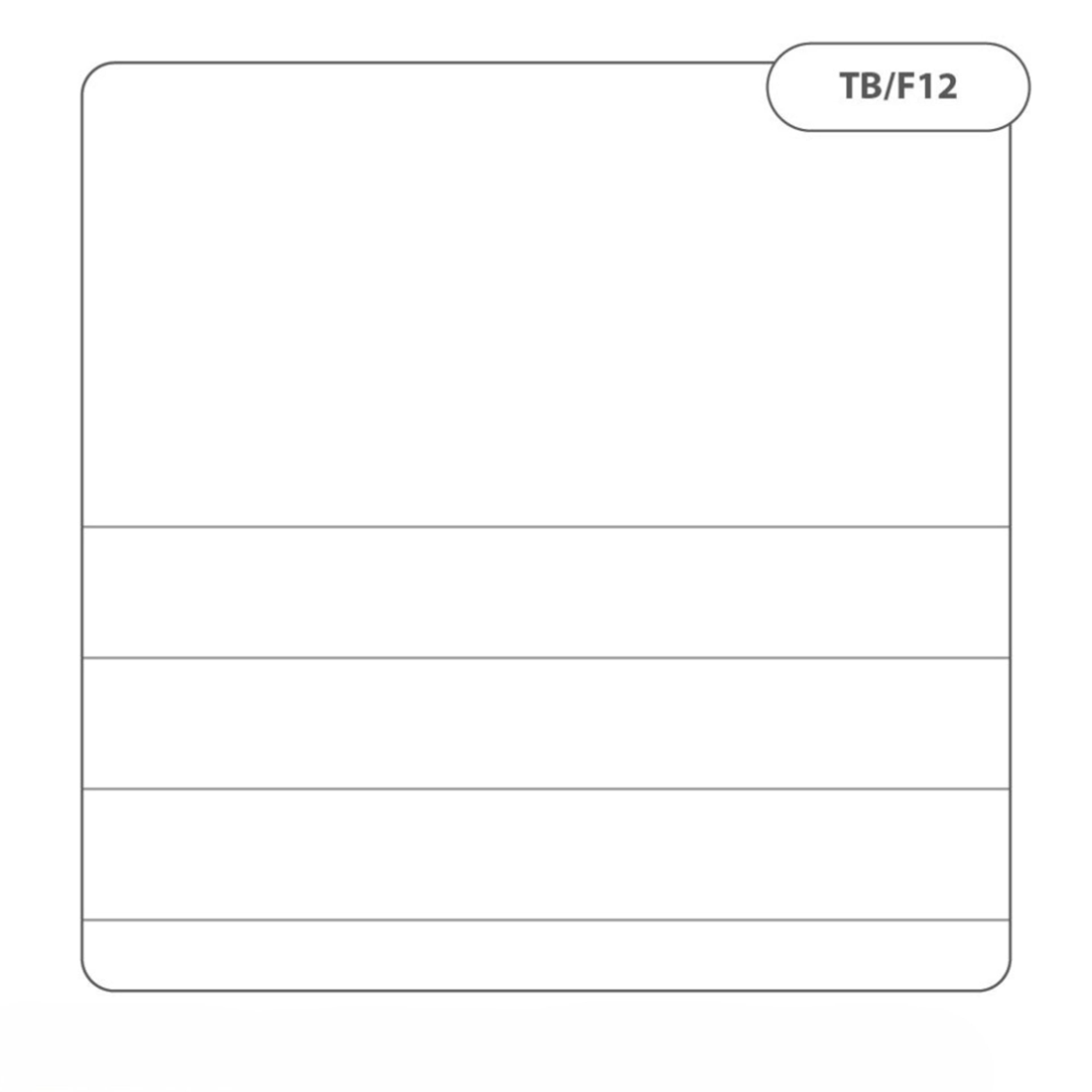 Classmates 339 x 240mm (13.3 x 9.5") Project Book 40 Page, Top Half Plain/Bottom Half 12mm Ruled, Blue - Pack of 100
