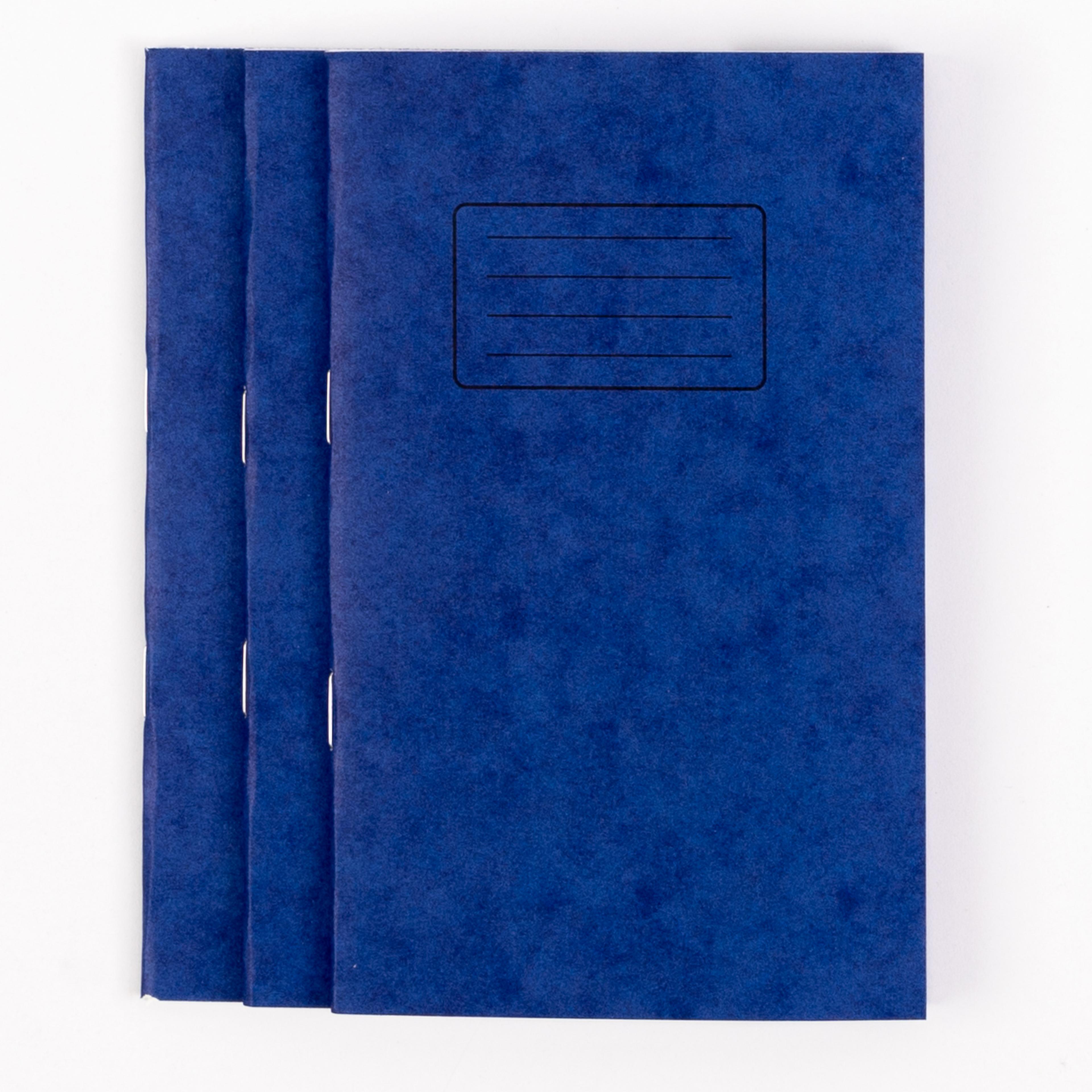 Classmates 165 x 100mm (6.5 x 4") Vocab Book 48 Page, 7mm Ruled With Centre Margin, Blue - Pack of 100