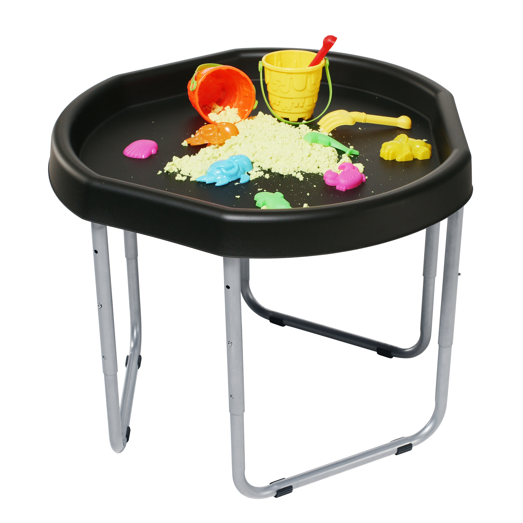 Black Tuff Tray and Adjustable Stand