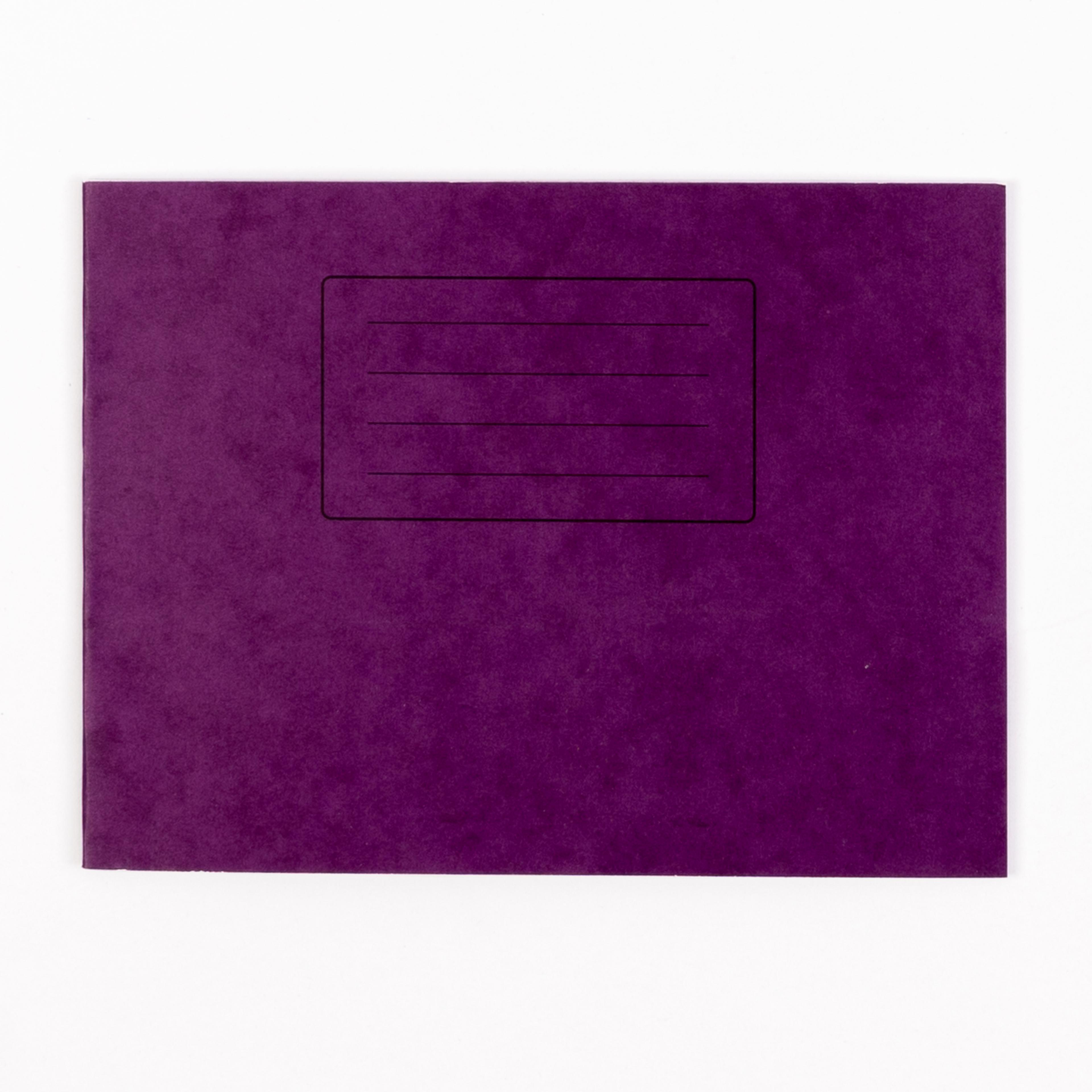 Classmates 152 x 200mm (6 x 8") Handwriting Book 40 Page, 6/21mm Ruled, Purple - Pack of 100