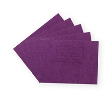 Classmates 160 x 200mm (6" x 8") Handwriting Book 32 Page, 4/15mm Ruled, Purple - Pack of 100