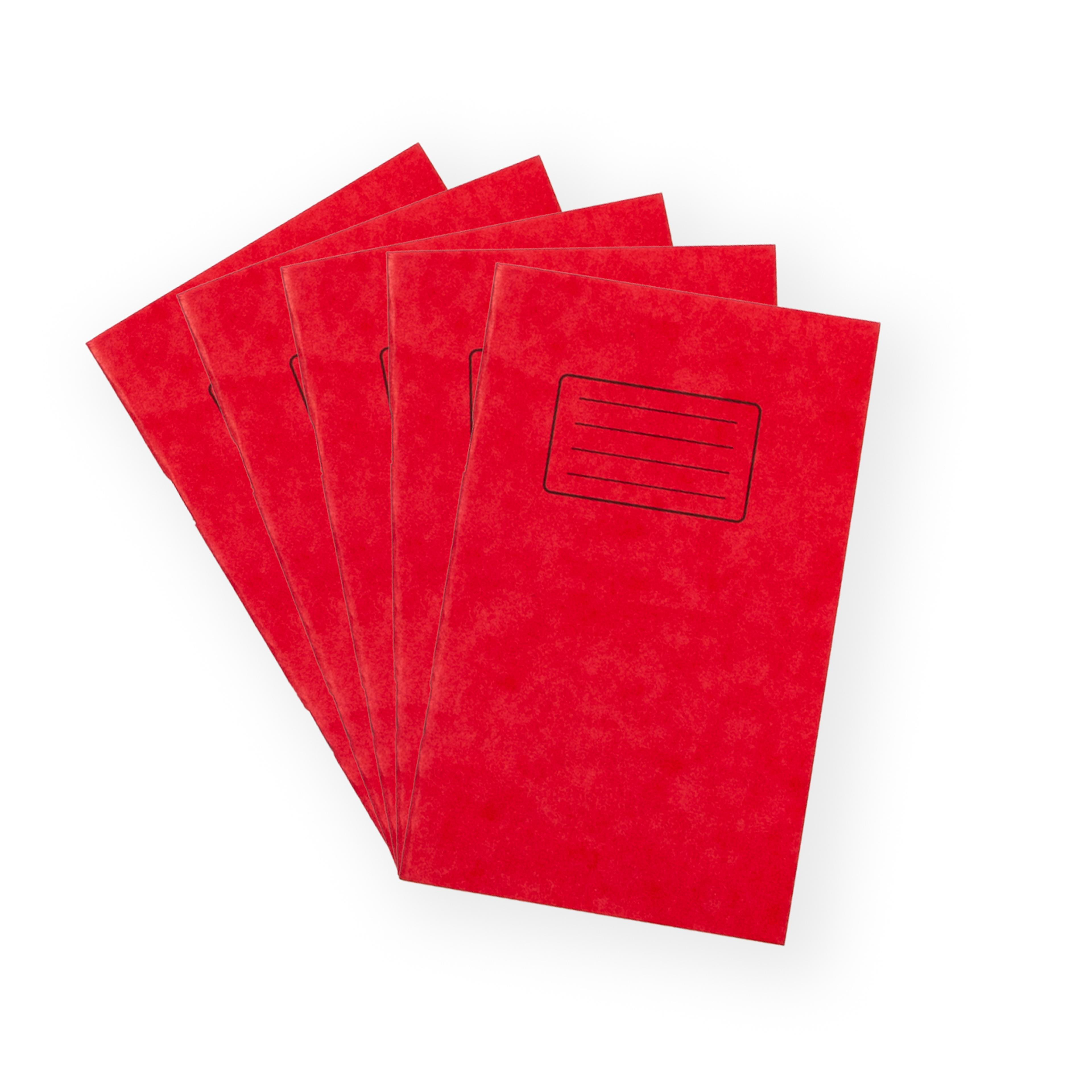 Classmates 165 x 100mm (6.5" x 4") Homework Diary 6 Day 84 Page, Red - Pack of 100