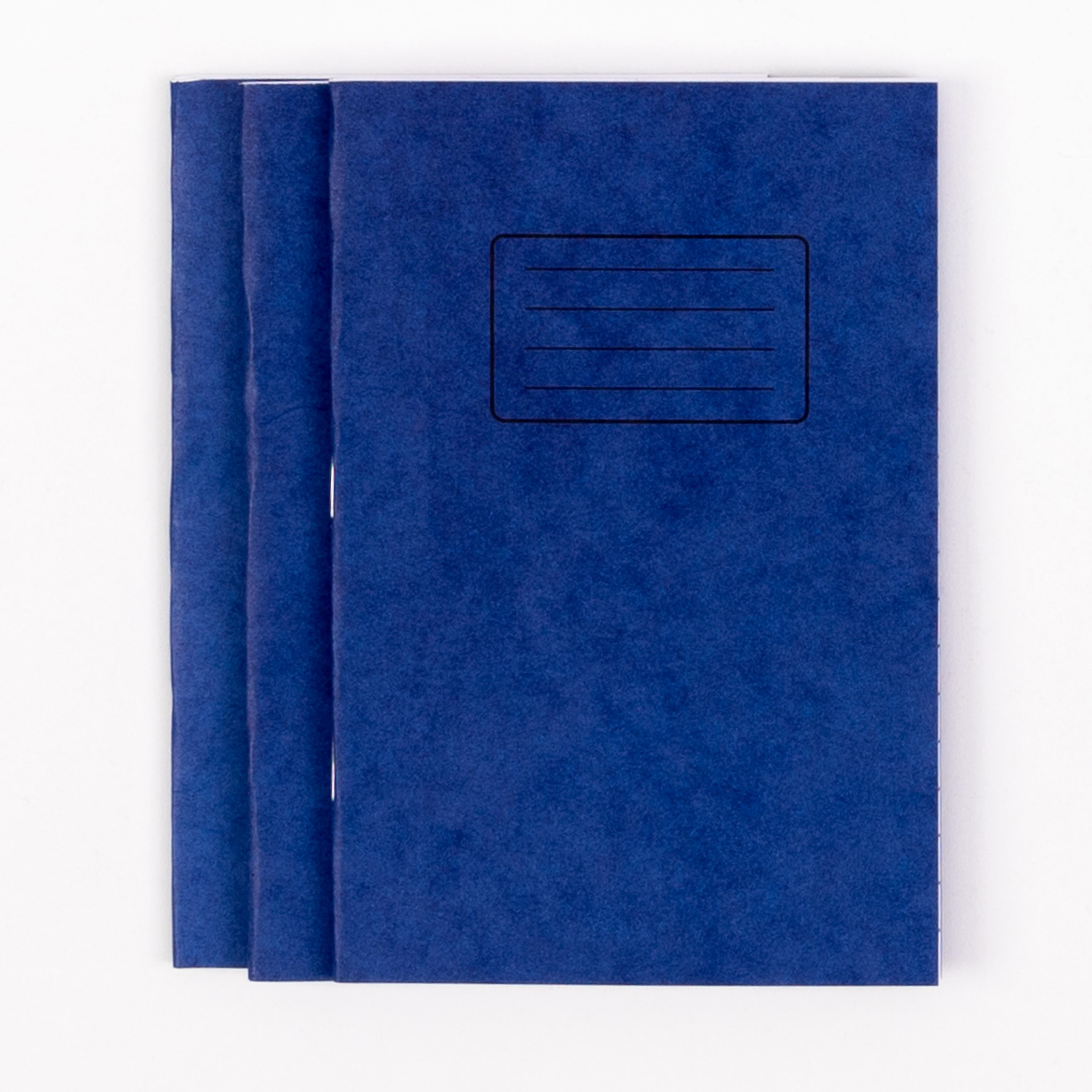 Classmates 152 x 101mm (6" x 4") Vocab Book 40 Page, 8mm Ruled With Centre Margin, Blue - Pack of 50