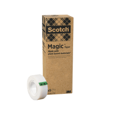 Scotch Magic Tape - Clear - 19mm x 33m - Pack of 9