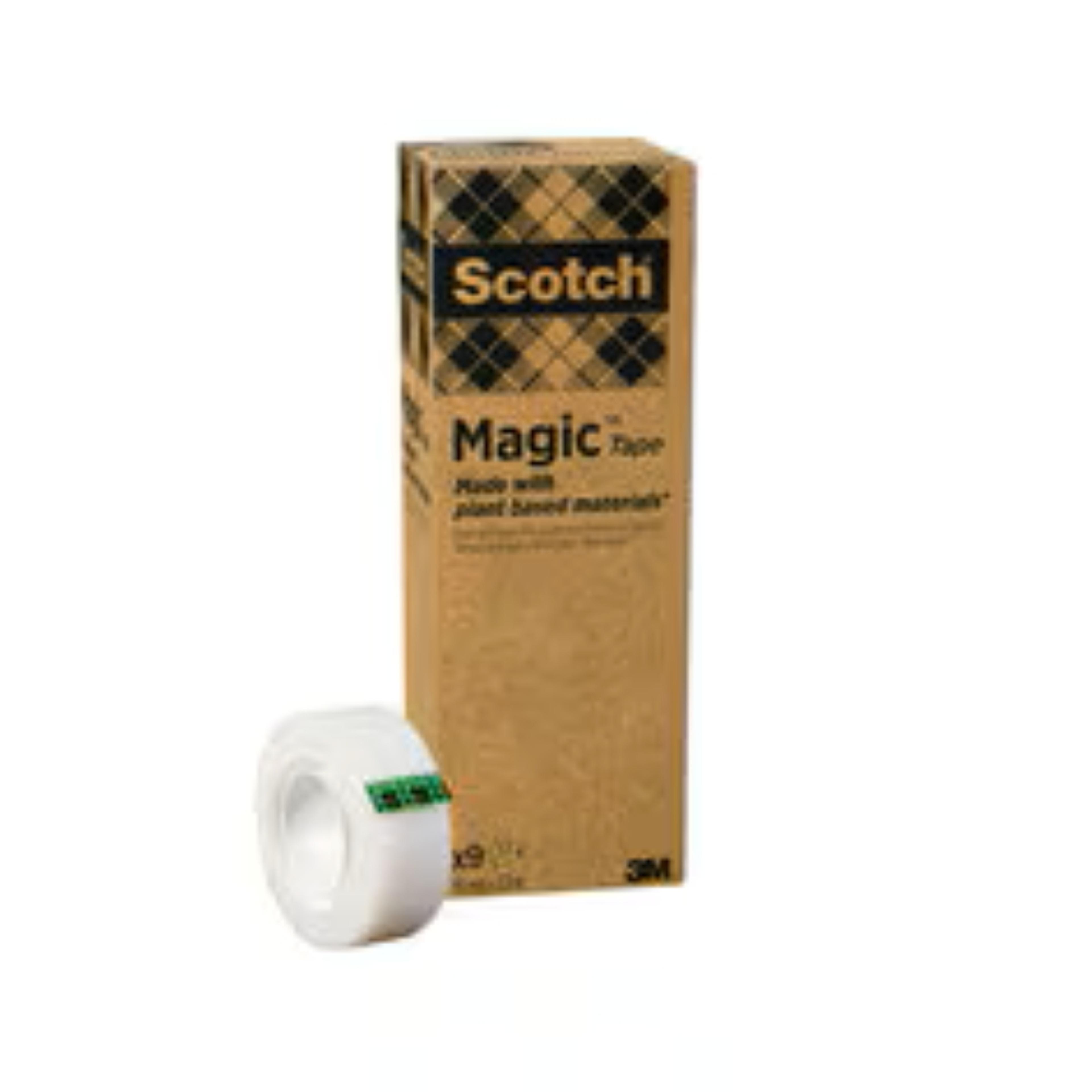 Scotch Magic Tape - Clear - 19mm x 33m - Pack of 9