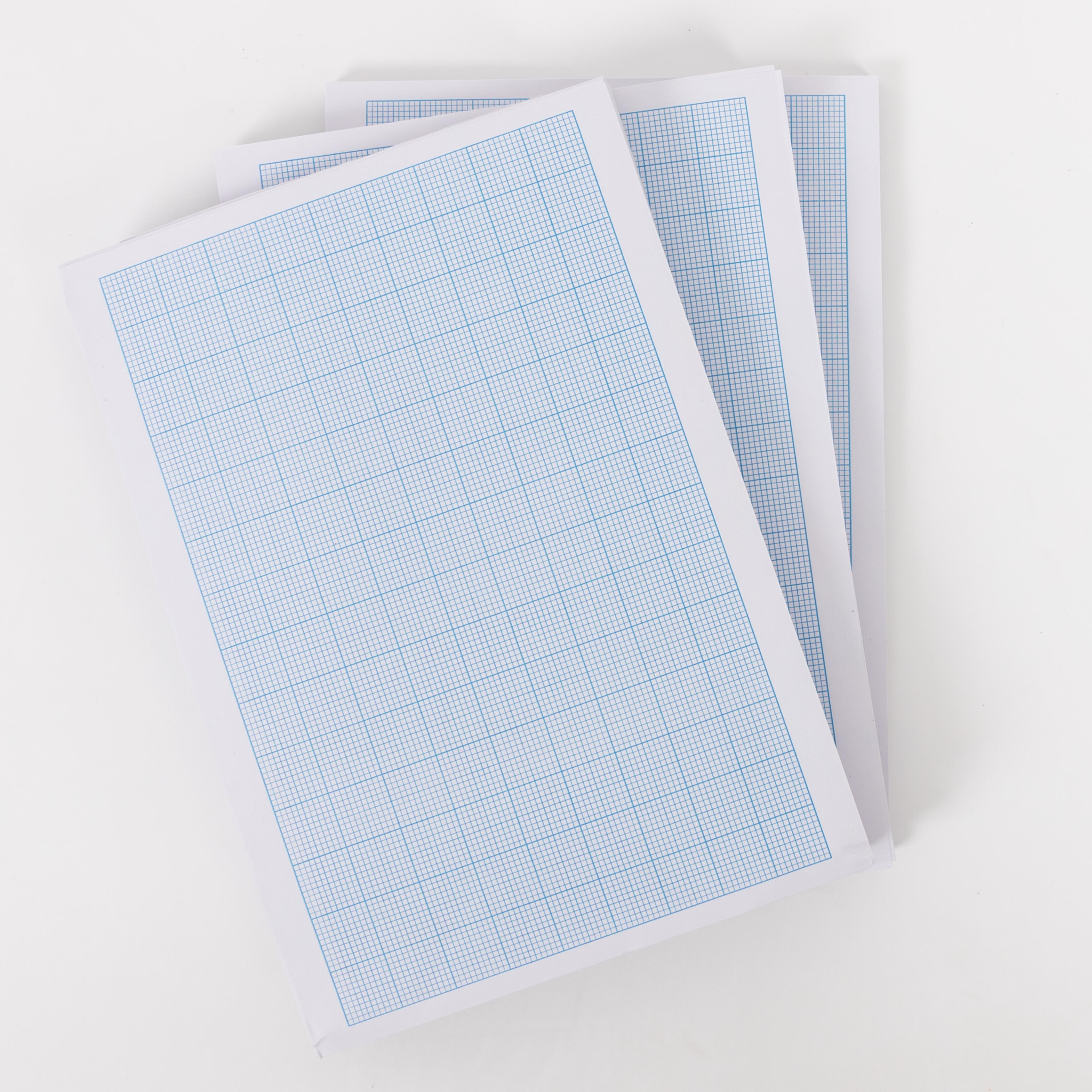 Classmates A4 Graph Paper, 2, 10 and 20mm Squared, Unpunched - 1 Ream