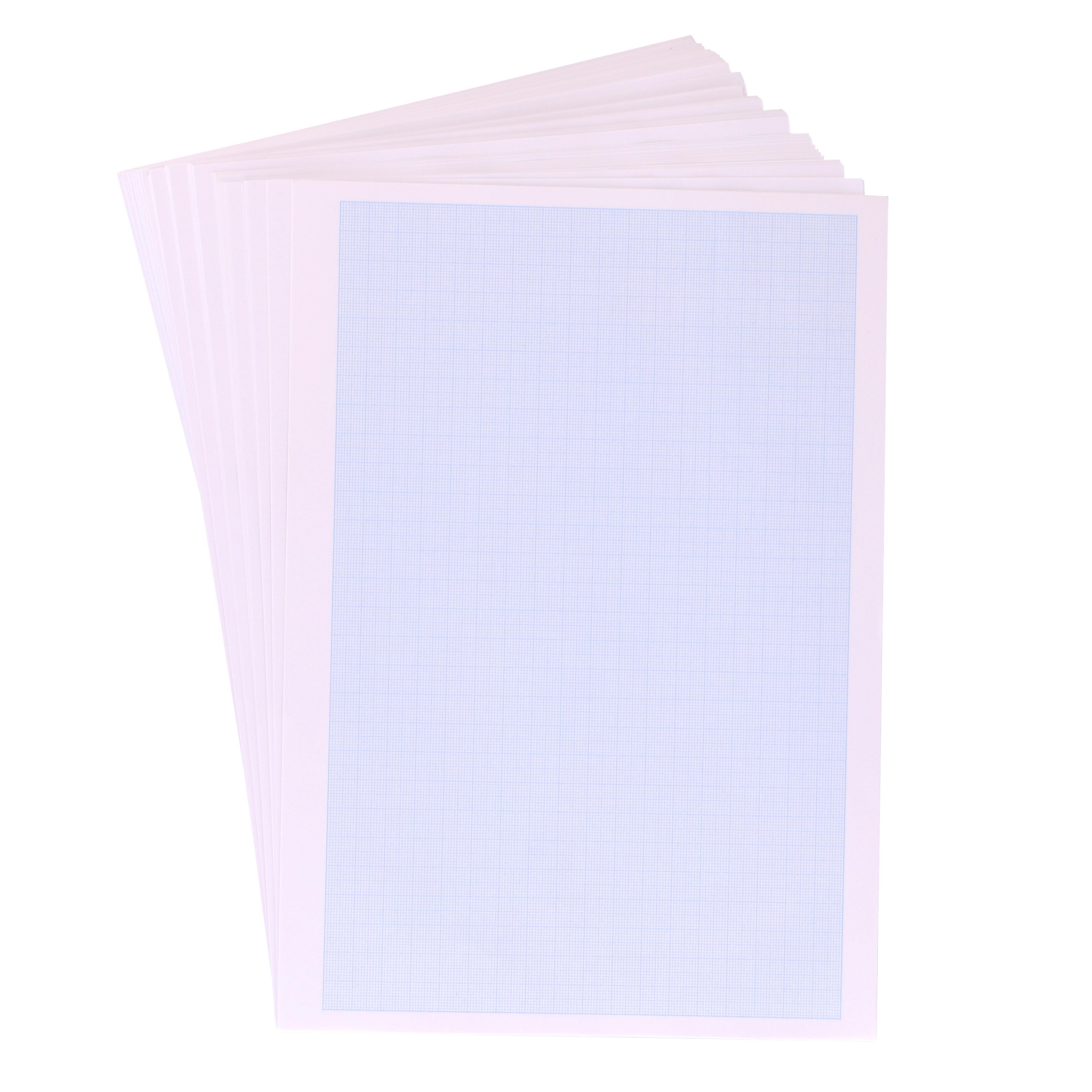 Classmates A4 Graph Paper, 1, 5 and 10mm Squared, Unpunched - 1 Ream