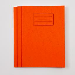 Classmates A4 Exercise Book 80 Page, 8mm Ruled With Margin, Orange - Pack of 50