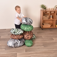 Outdoor /Indoor Printed Stacking Pebbles Pack of 8 from Hope Education