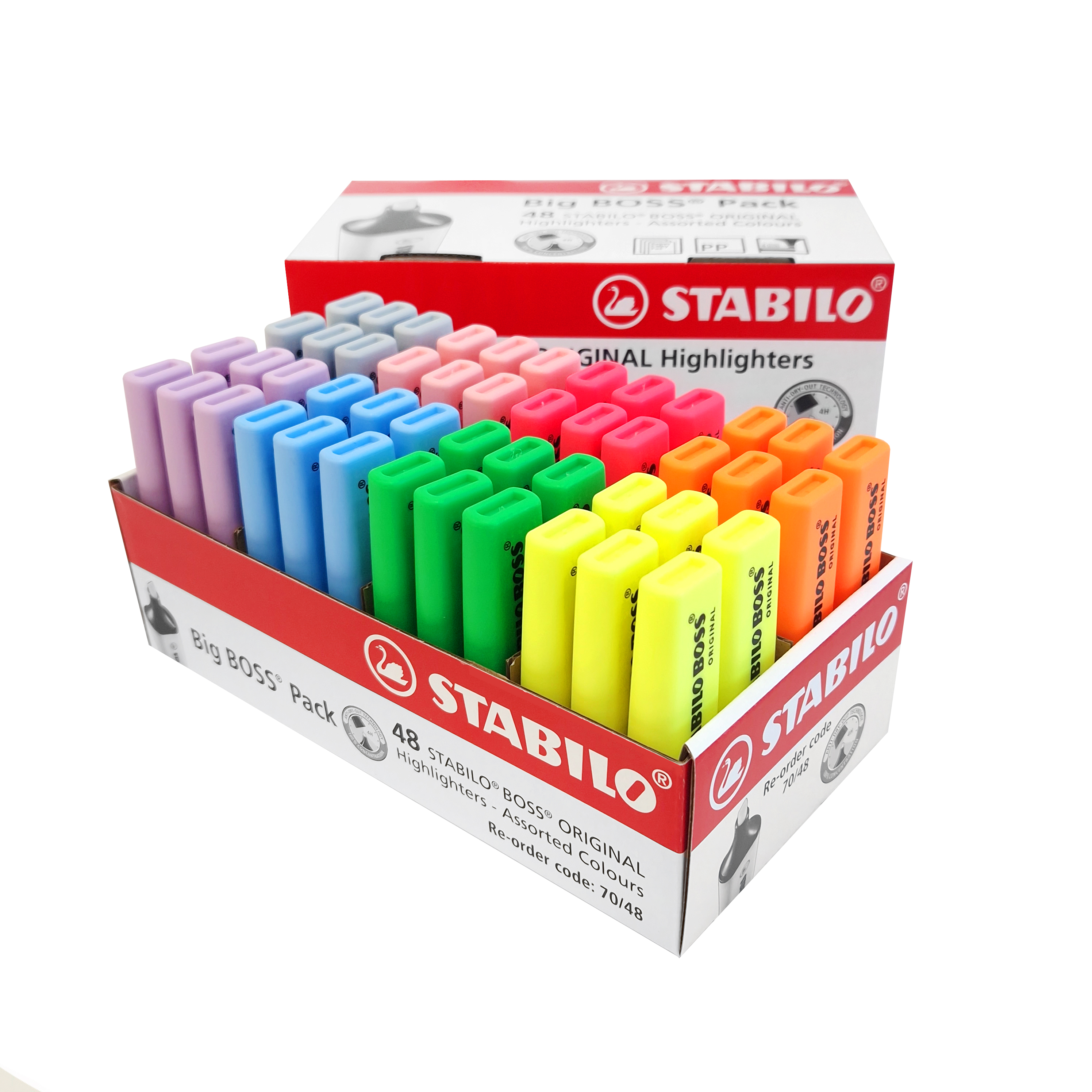 STABILO BOSS ORIGINAL + BOSS ORIGINAL Pastel - Pack of 48