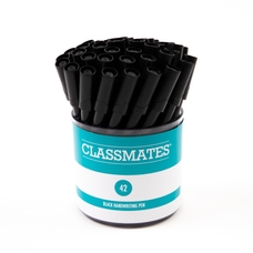Classmates Handwriter Pens - Pack of 42 - Black
