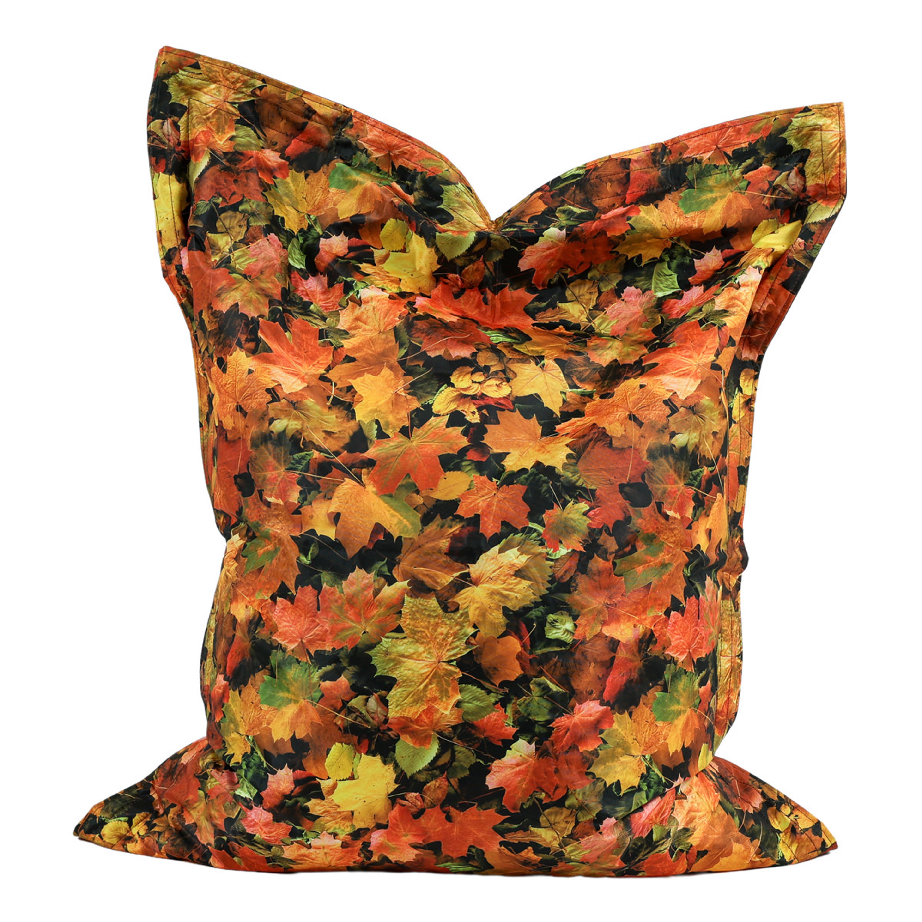 Nature Leaves Print Floor Cushion