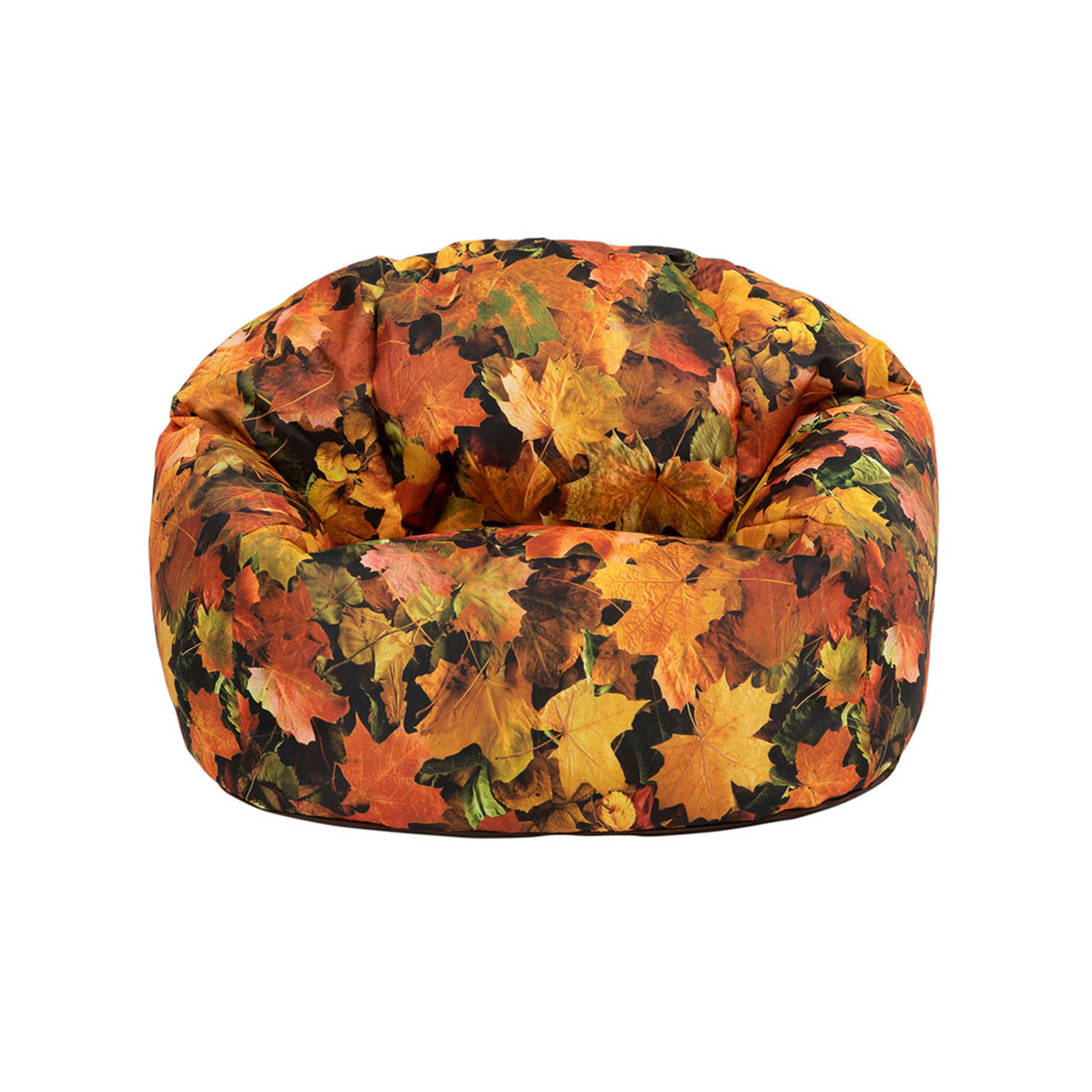 Nature Autumn Leaves Print Bean Bag 