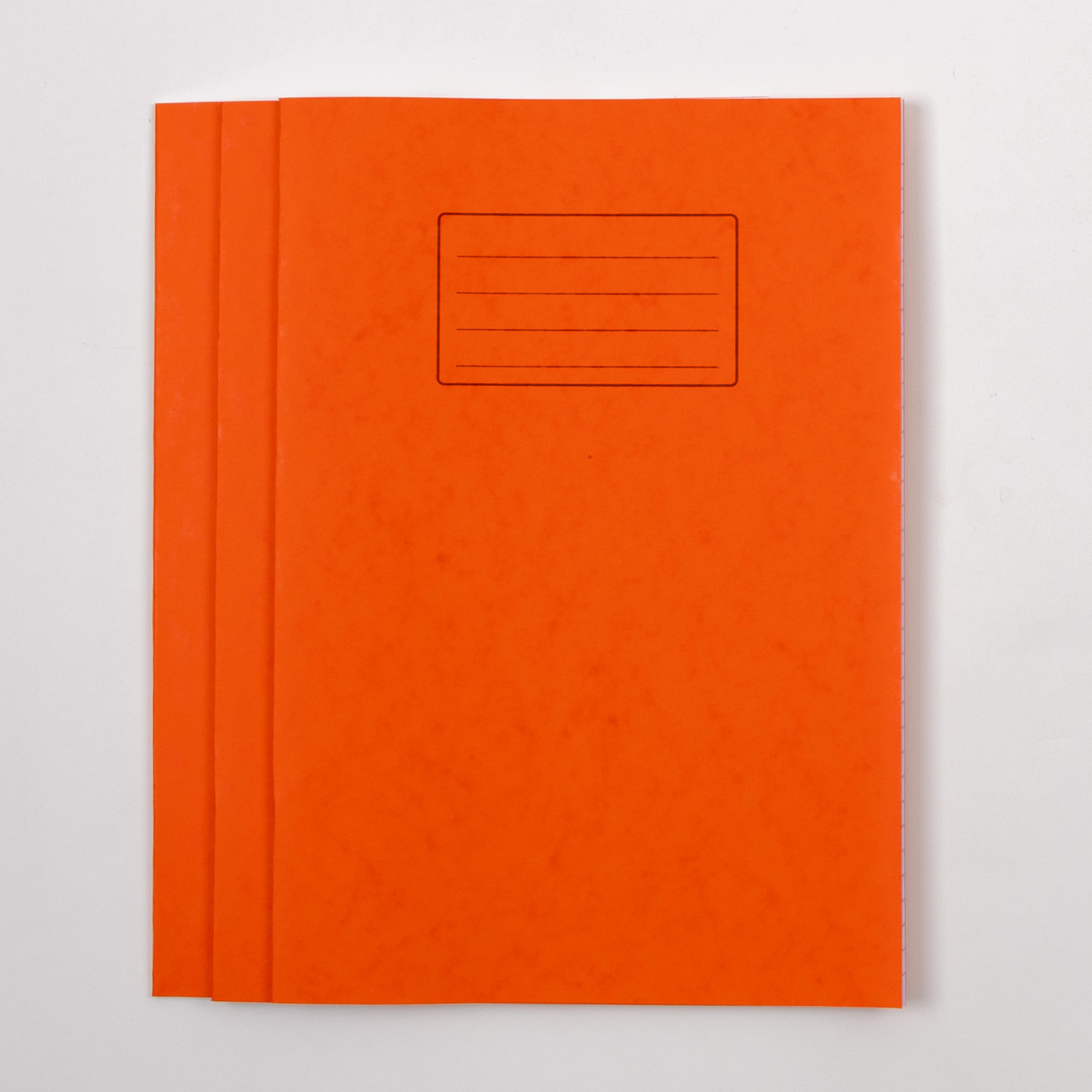 Classmates A4 Exercise Book 32 Page, 8mm Ruled With Margin, Orange - Pack of 100