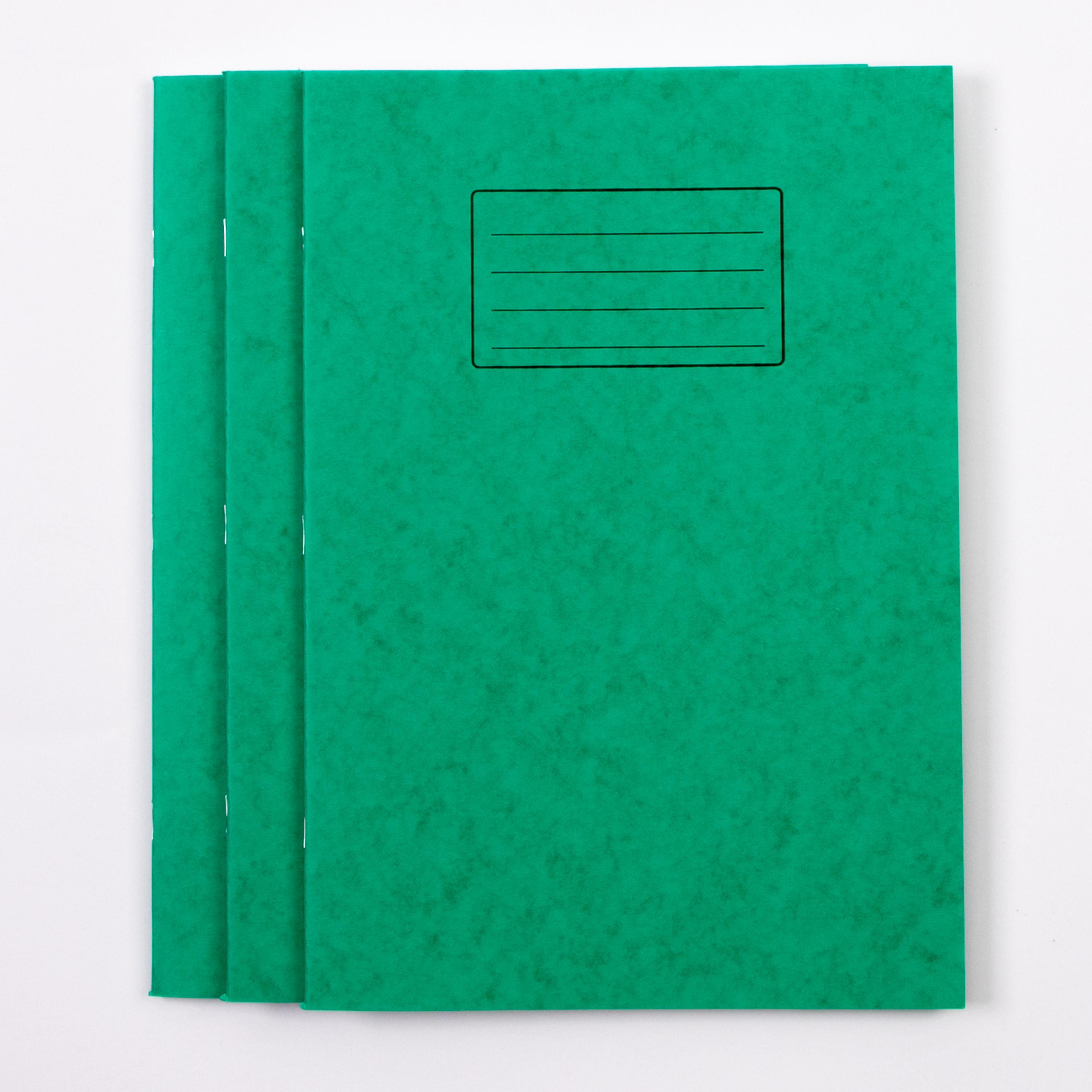 Classmates A4 Exercise Book 80 Page, 12mm Ruled/Plain Alternate, Green - Pack of 50